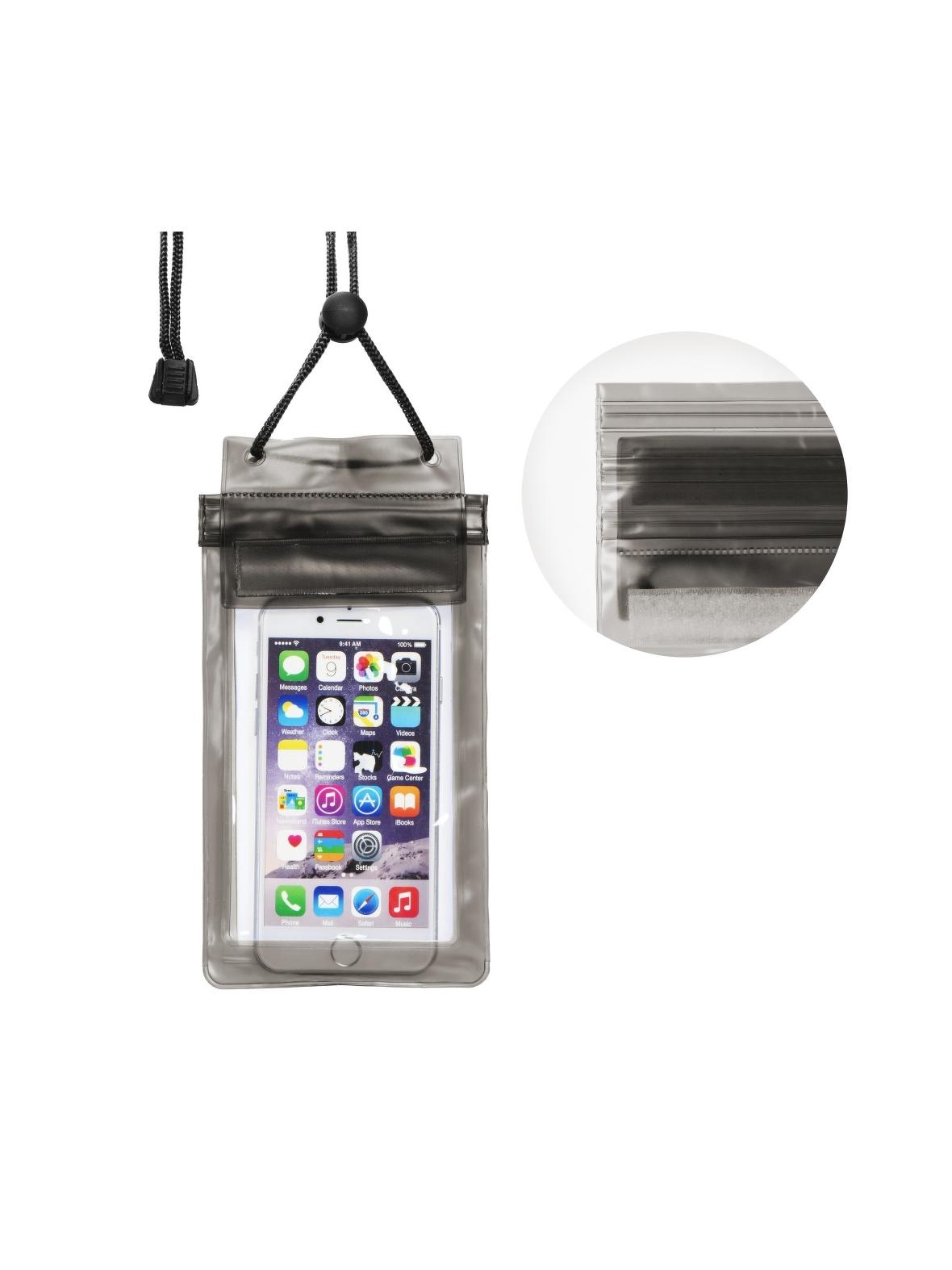 Etui wodoodporne uniwersalne z strunowym zamknięciem czarne