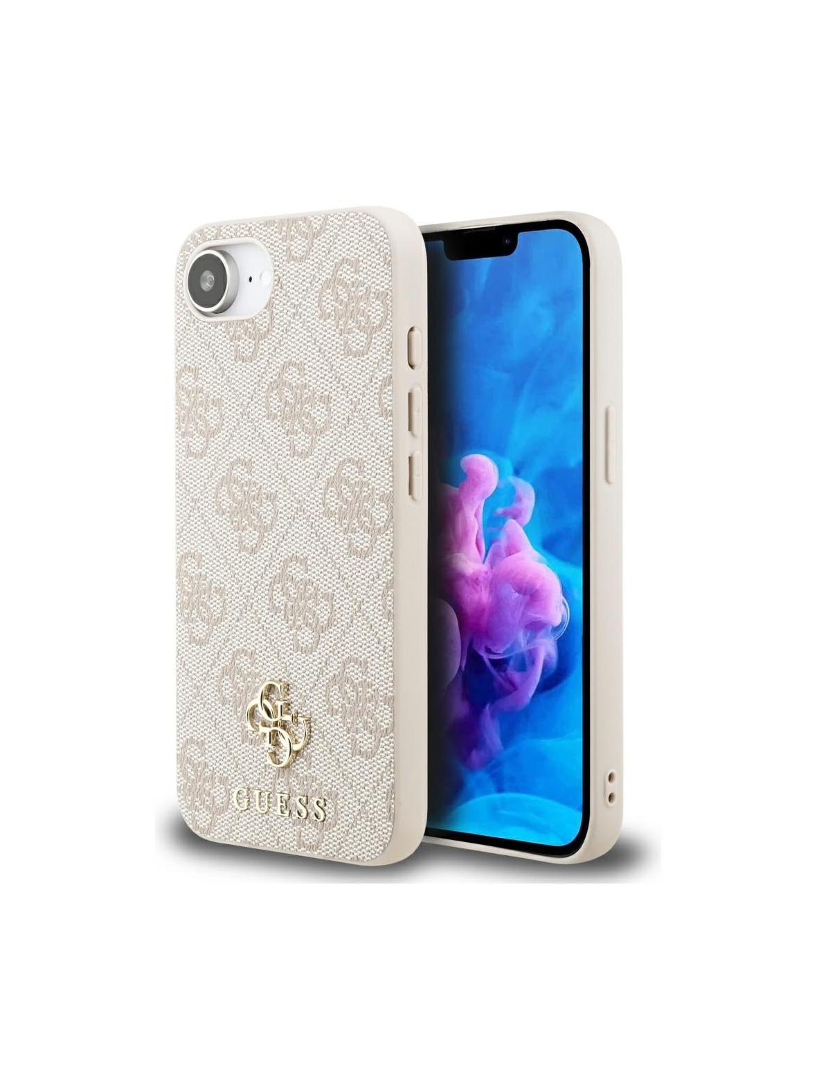 GUESS futerał do IPHONE 16e (SE 4 2025) kompatybilny z MagSafe GUHMPSE4P4SM4MP (PU 4G Small 4G and Classic) różowy