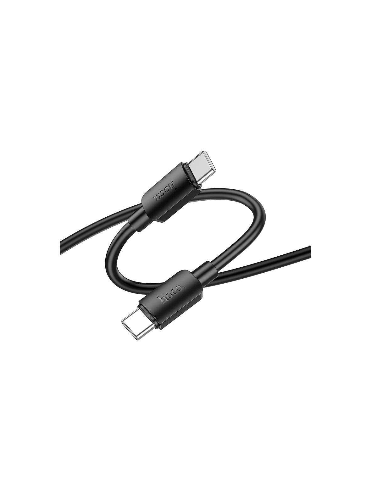 Kabel USB C do USB C Hoco PD 3A 60W 1 m X96 czarny