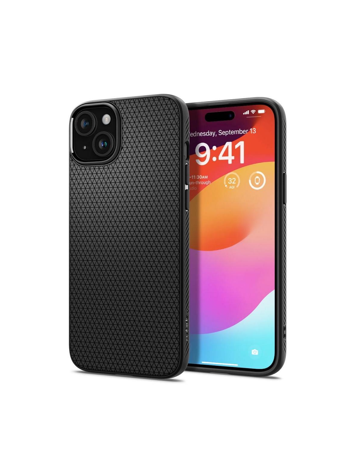 SPIGEN futerał LIQUID AIR do IPHONE 15 Plus matte black
