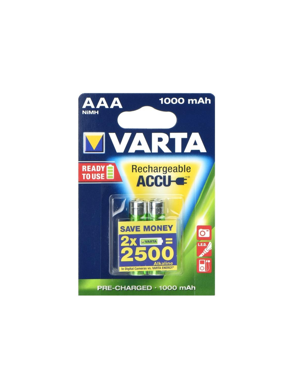 VARTA bateria akumulatorowa R3 (AAA) 1000 mAh ready to use 2 szt