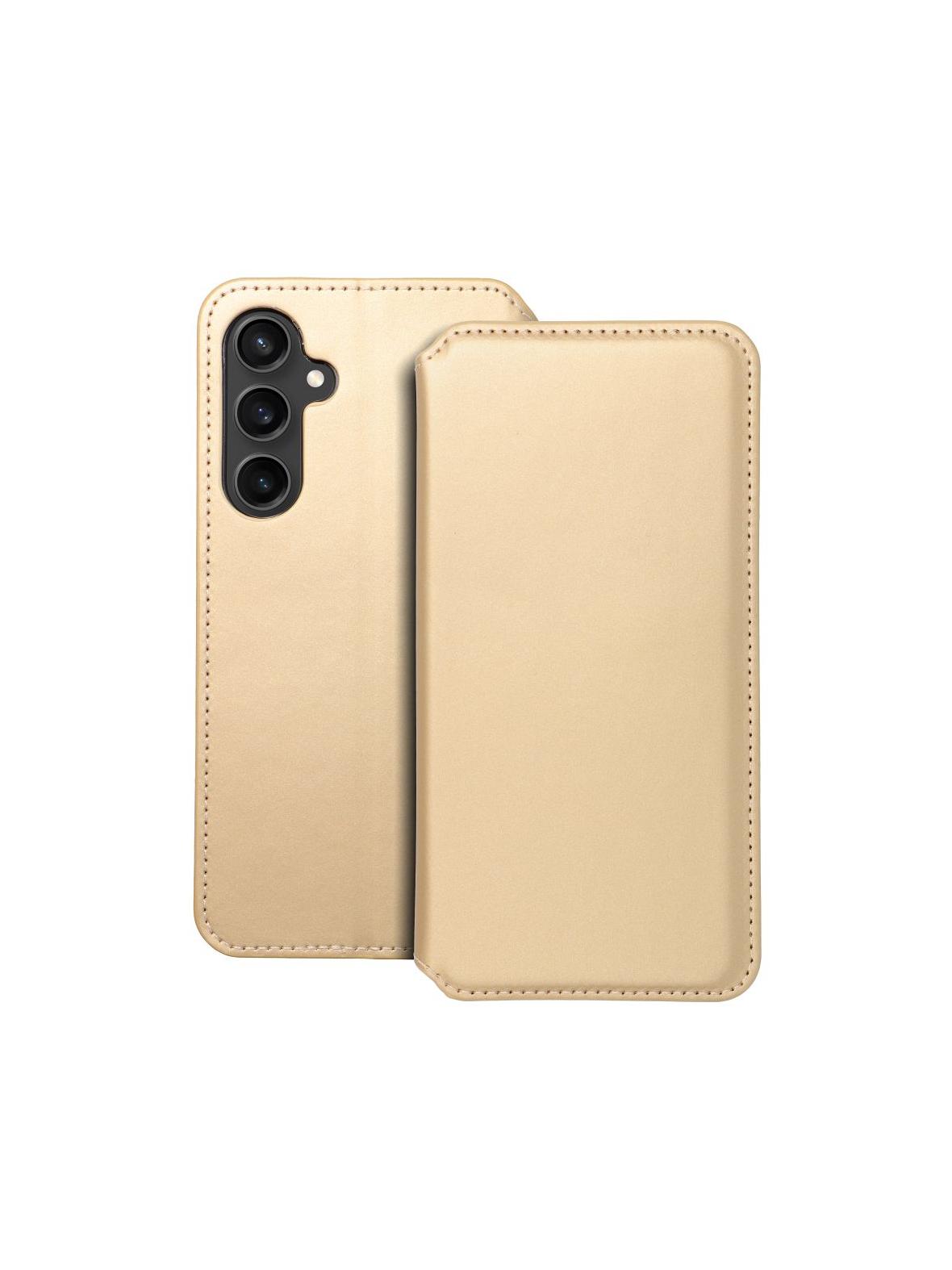 Kabura do SAMSUNG S23 FE Dual Pocket Book złoty