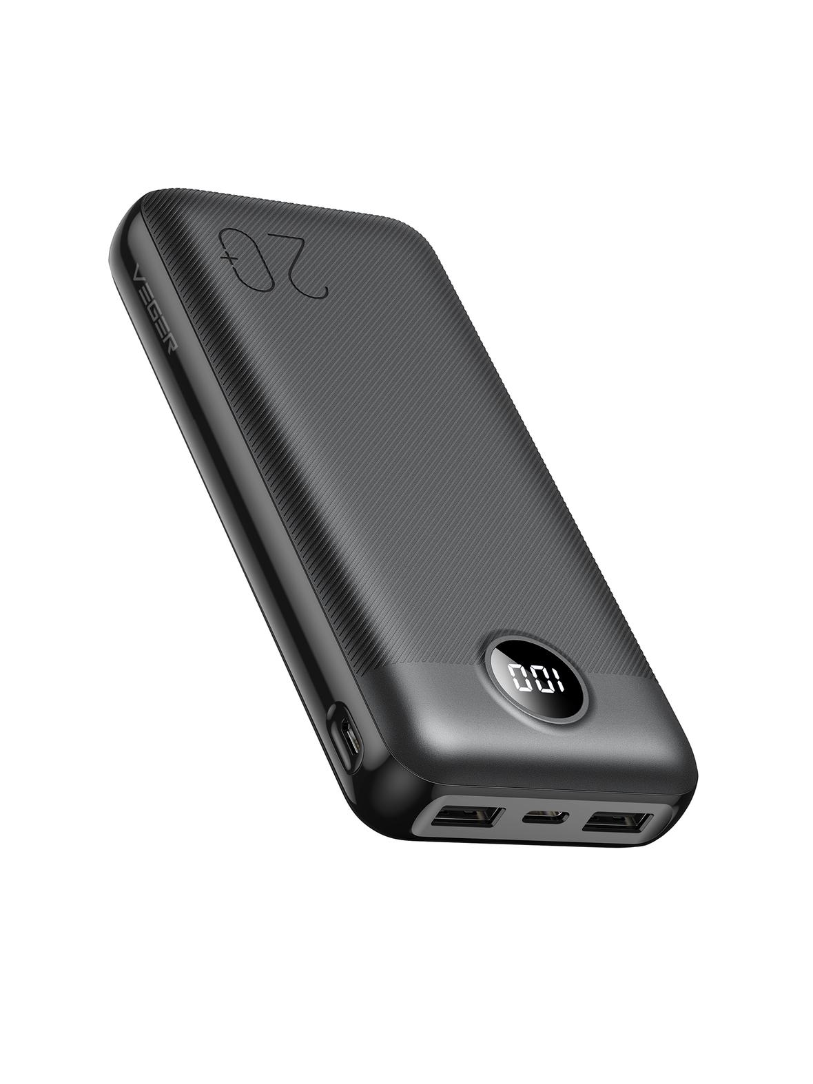 Powerbank Veger L20S (VP2039PD / W2039PD) PD QC3.0 2A 20000 mAh czarny