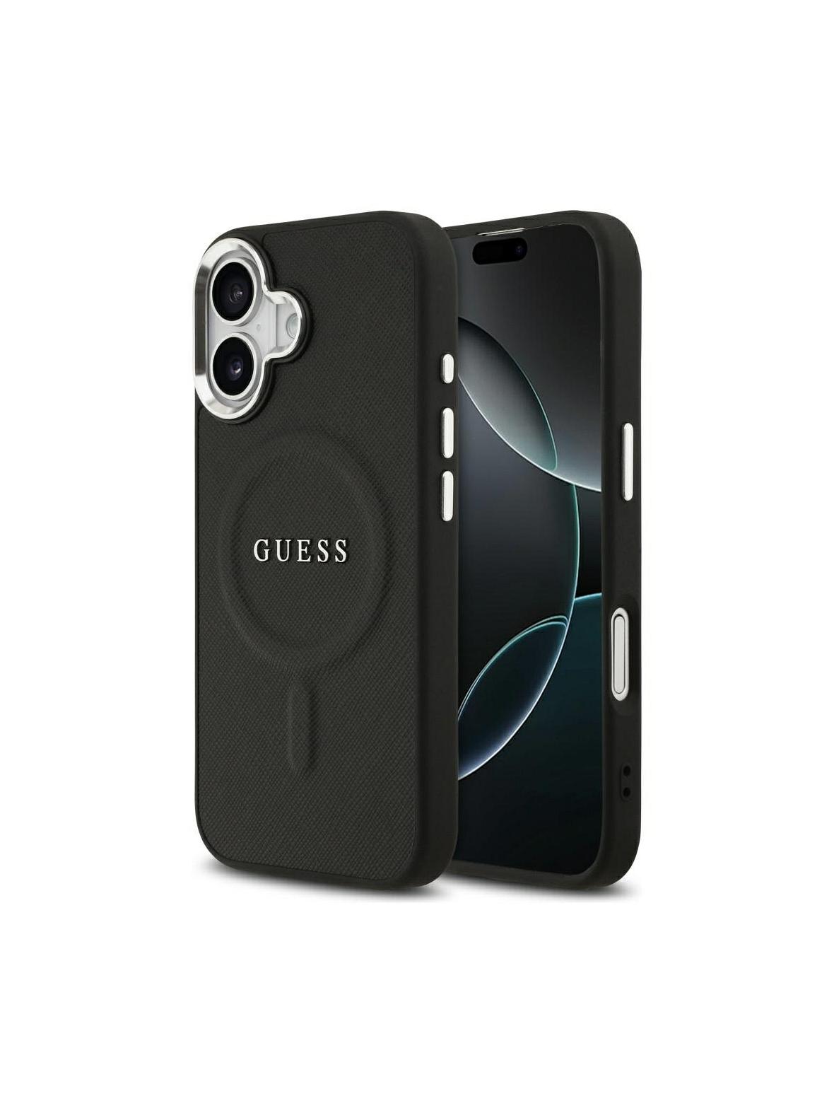 GUESS futerał do IPHONE 17 kompatybilny z MagSafe GUHMP17SPSAREGSK (PU W/ Classic Logo) czarny