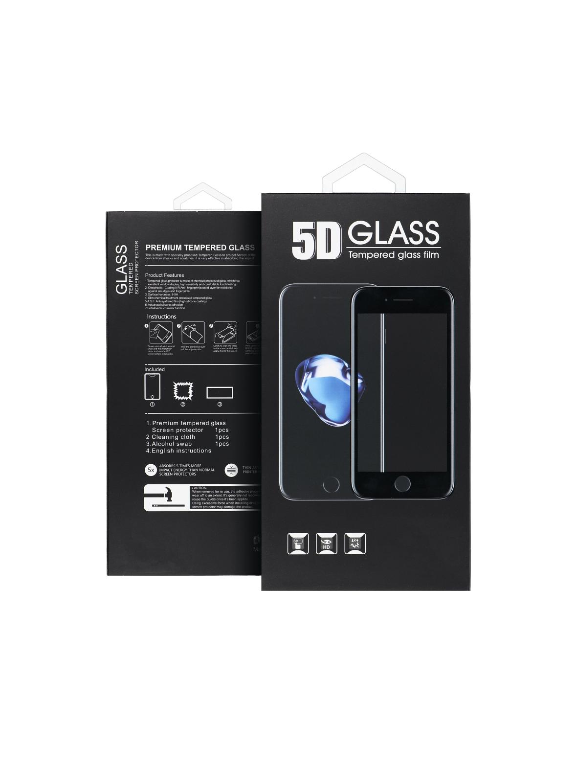 5D Full Glue Tempered Glass - do Samsung Galaxy A36 5G czarny