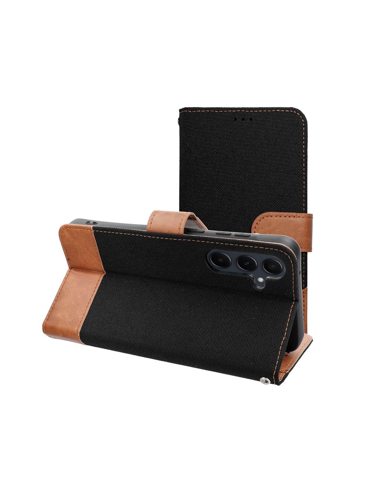 Kabura JEANS Book do SAMSUNG A50 czarny