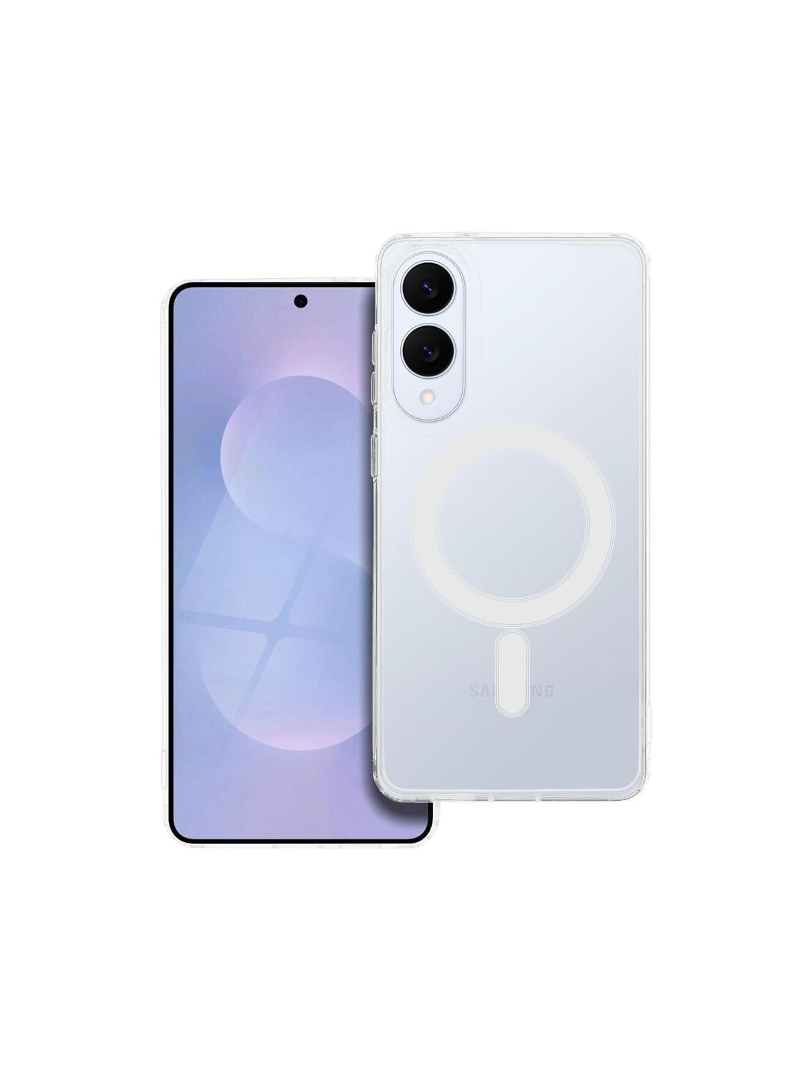 Futerał CLEAR MAG COVER kompatybilny z MagSafe do SAMSUNG S25 EDGE transparentny