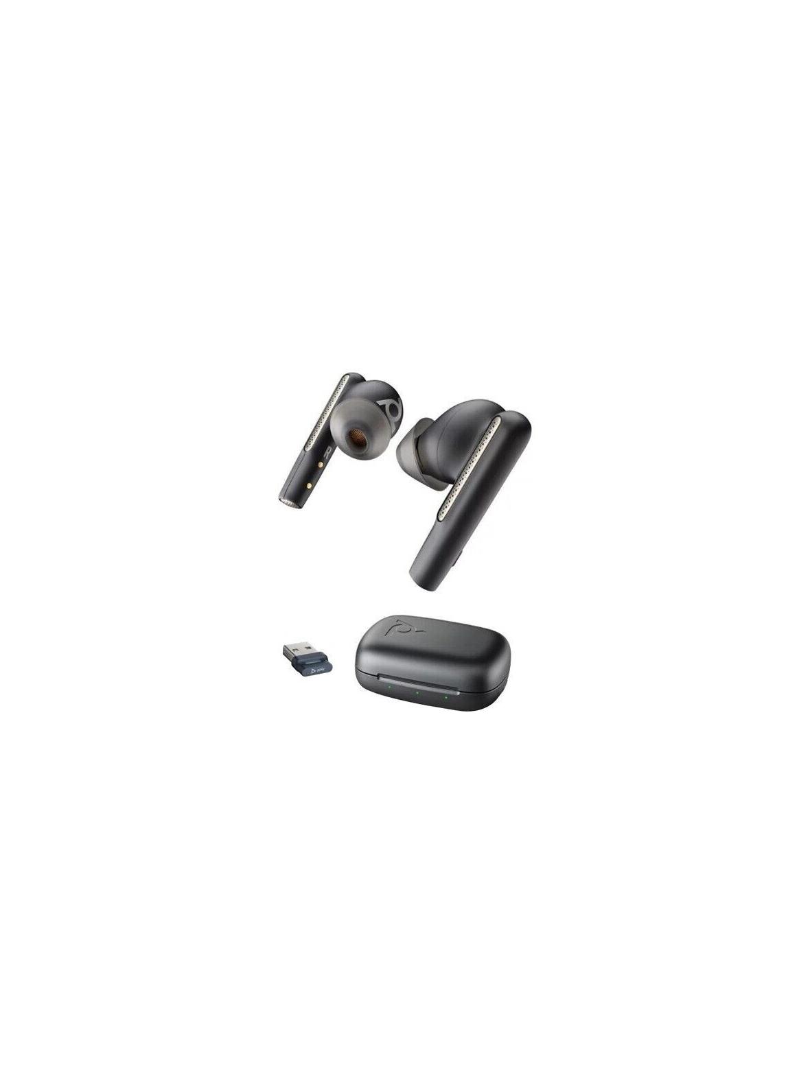 Słuchawki bezprzewodowe douszne Poly Voyager Free 60 UC BT700 USB A czarne