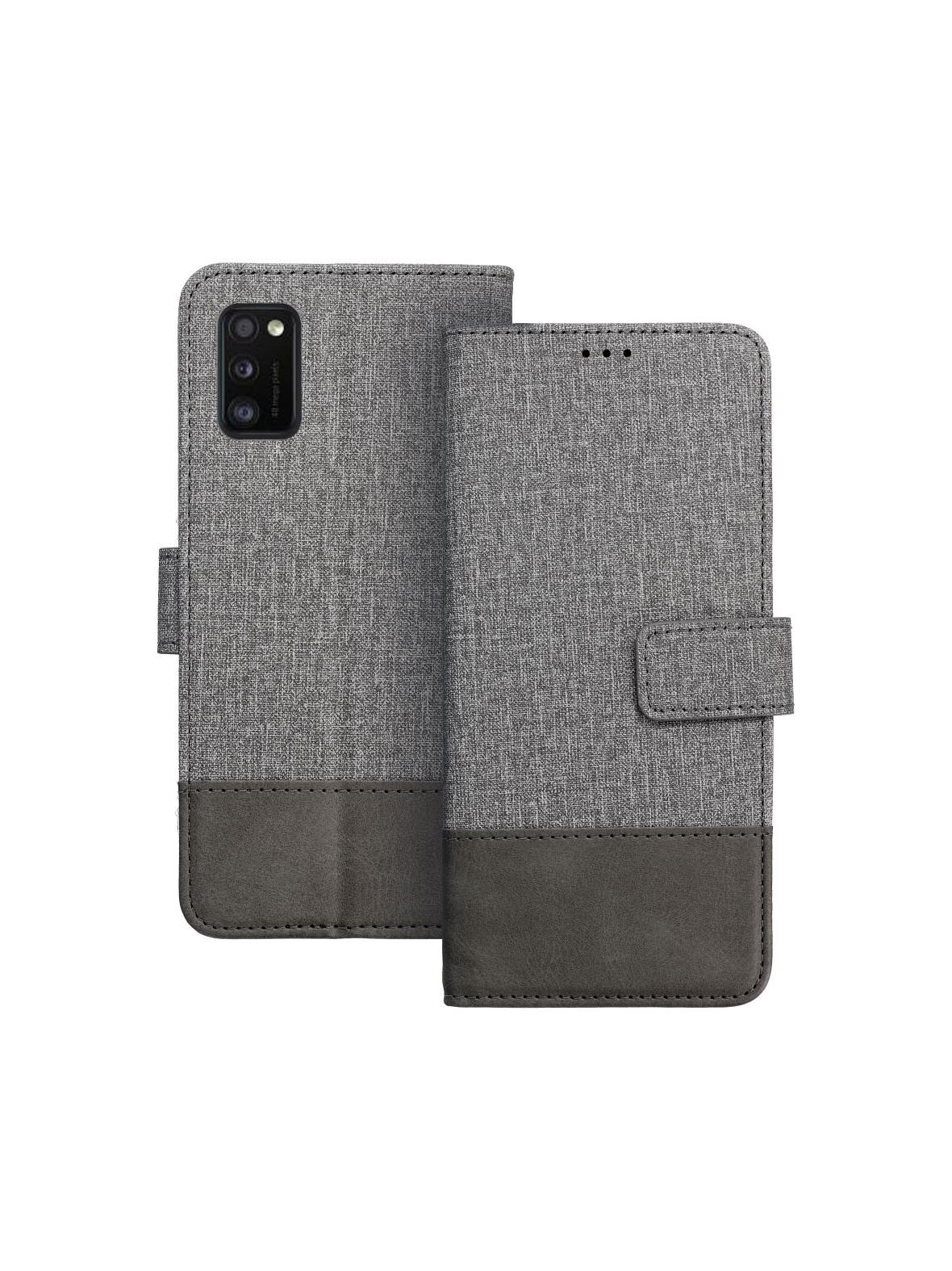 Kabura GOMMA Book do SAMSUNG A41 szary