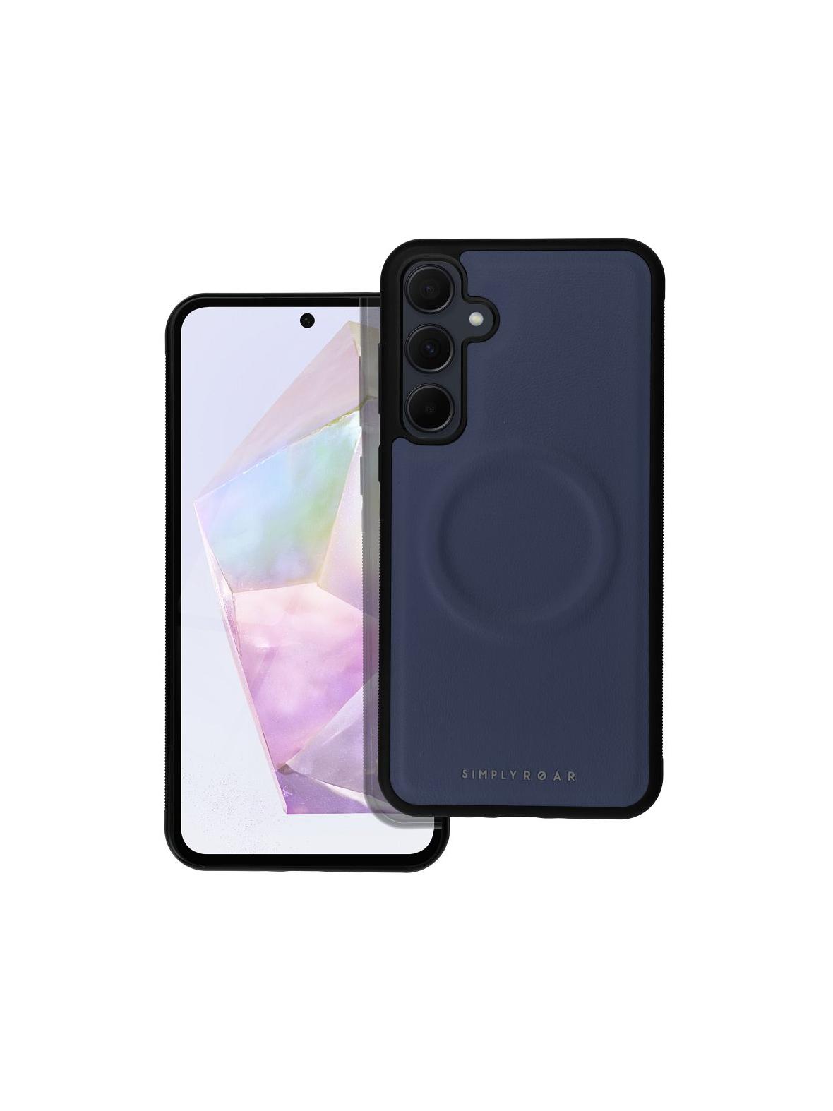 ROAR futerał MAG MORNING do SAMSUNG A35 5G Granatowy