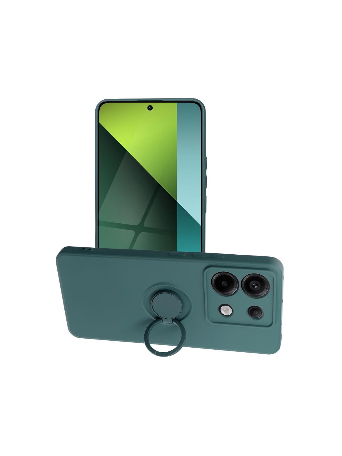 Futerał SILICONE RING do XIAOMI Redmi Note 13 Pro 5G  zielony