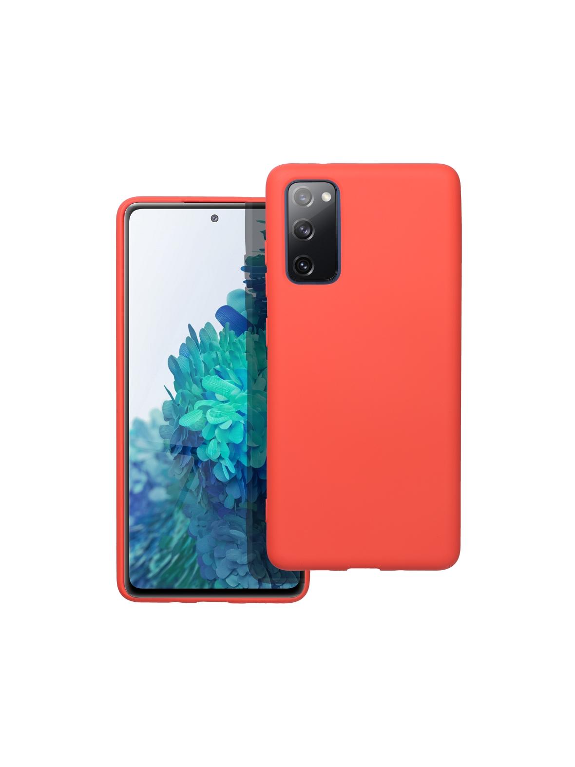 Futerał SILICONE do SAMSUNG S20 FE / S20 FE 5G brzoskwiniowy