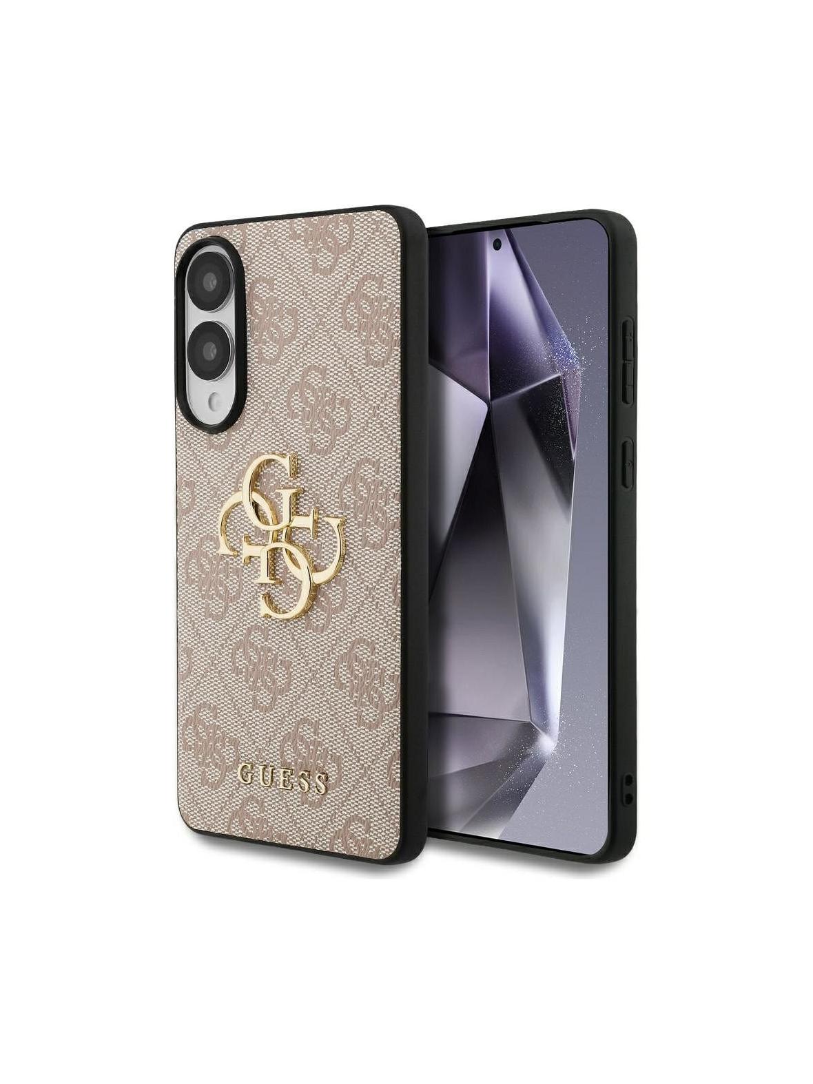 GUESS futerał do SAMSUNG S25 Edge GUHCS25E4GMGPI (4G PU Big Logo) różowy