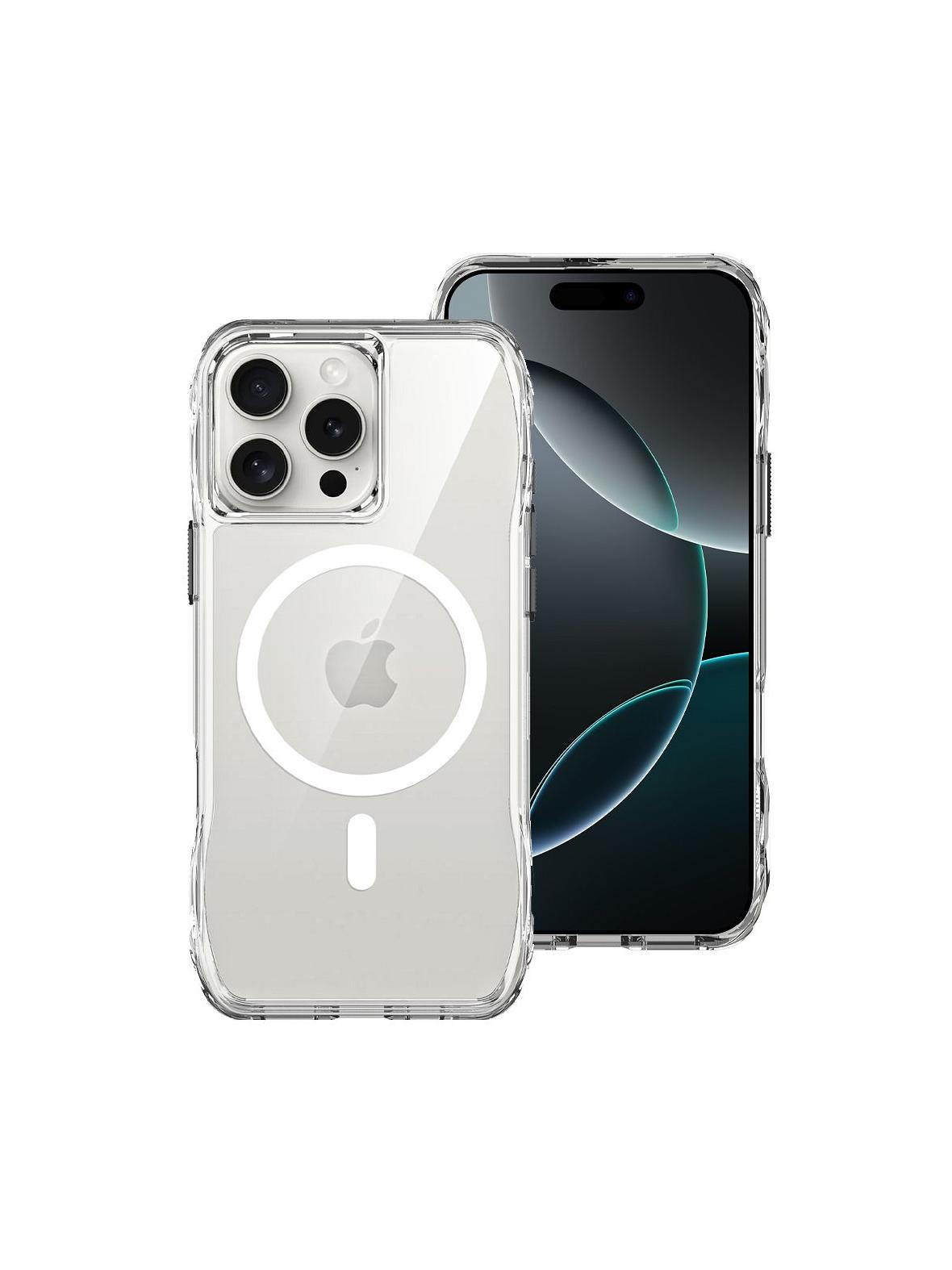 ROAR futerał SLIM DEFENDER kompatybilny z MagSafe do IPHONE 15 Pro transparentny