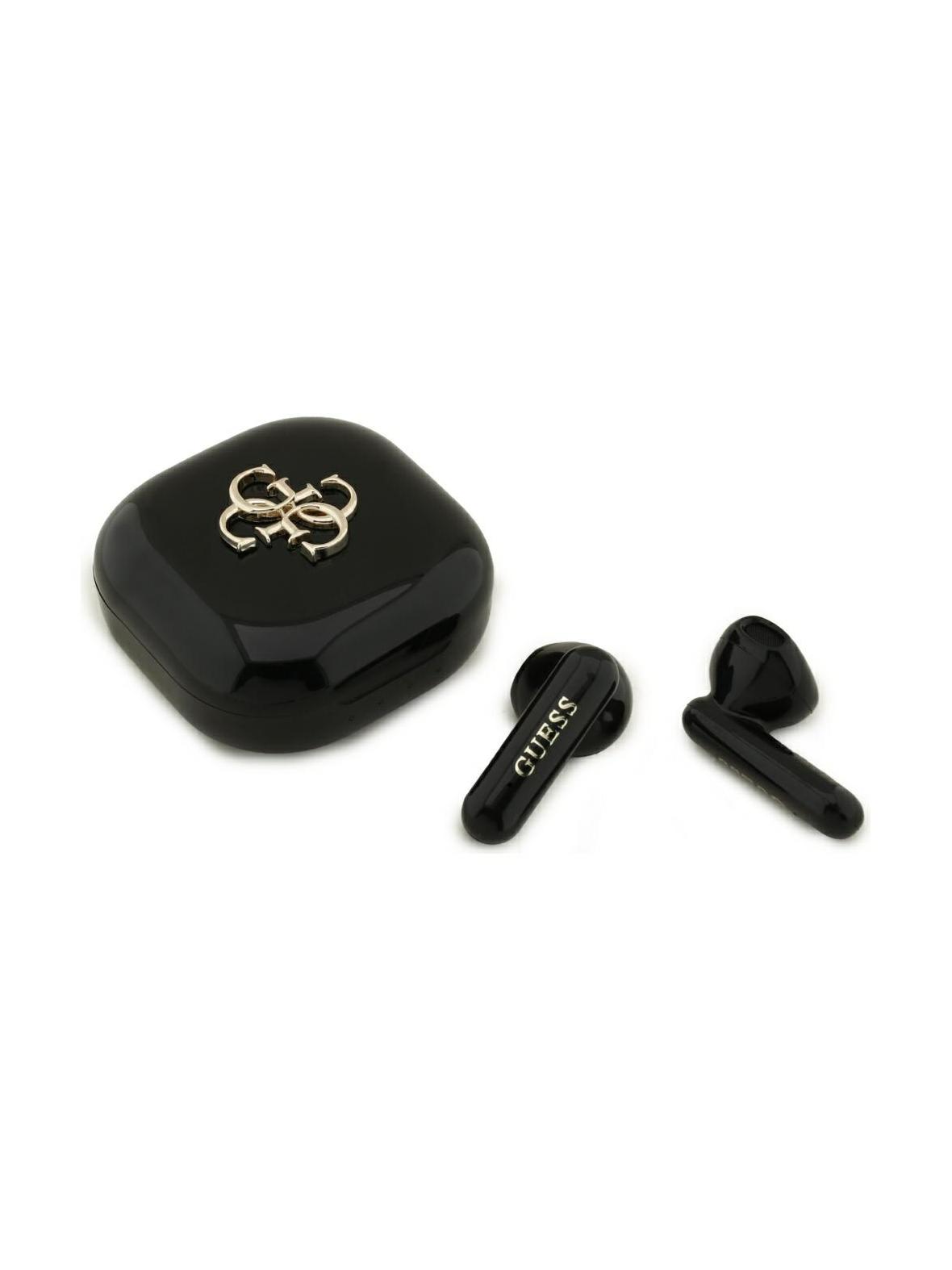 Słuchawki bezprzewodowe douszne Guess TWS 4G Metal Logo czarne