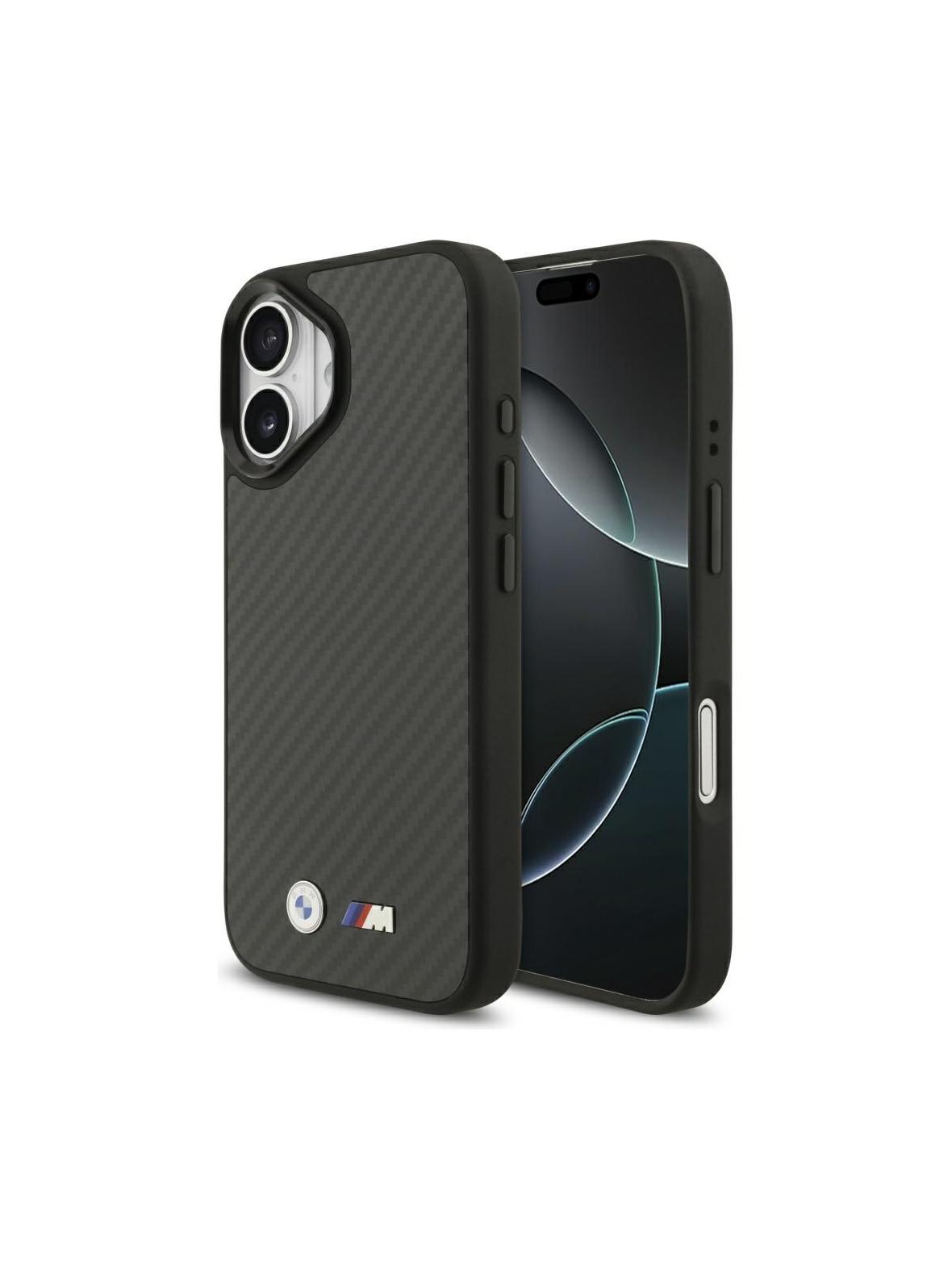 BMW futerał do IPHONE 17 kompatybilny z MagSafe BMHMP17S24CFMMK (Kevlar Matt) black