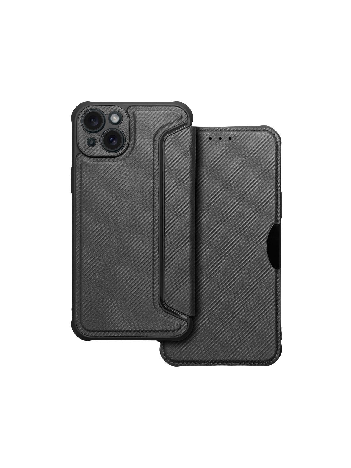 Kabura RAZOR Book do IPHONE 15 Plus czarny
