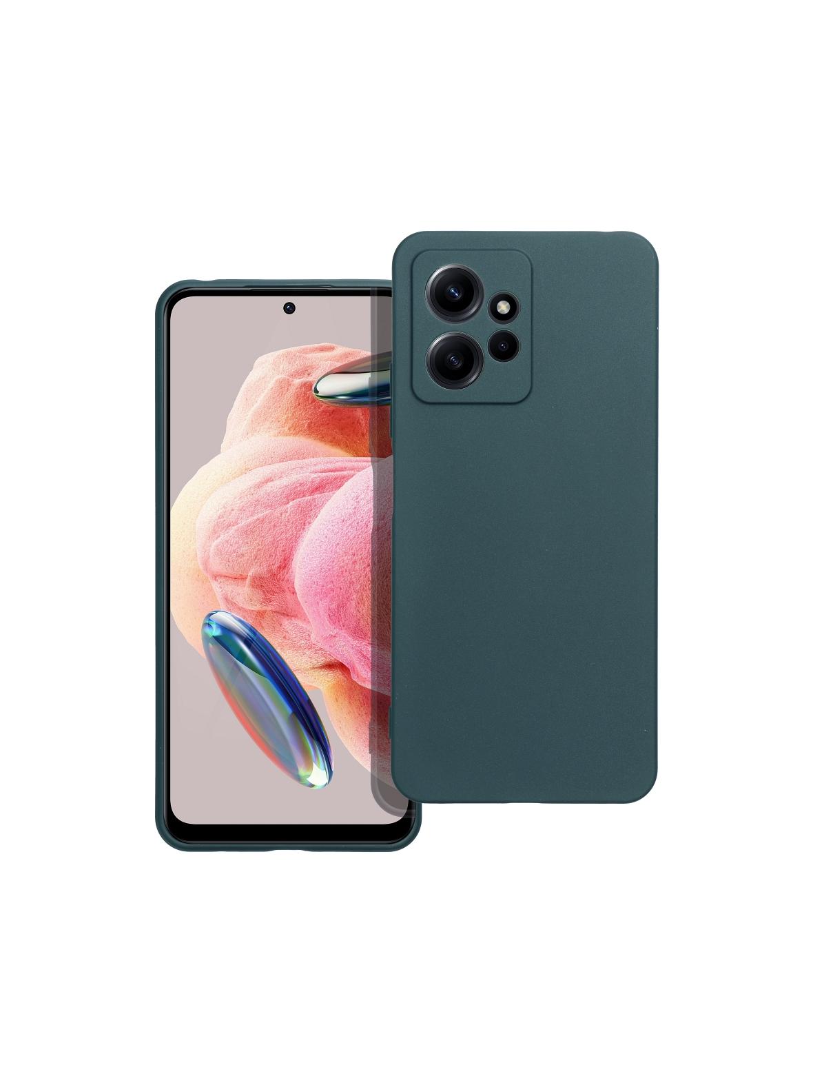 Futerał MATT do XIAOMI Redmi Note 12 4G ciemnozielony