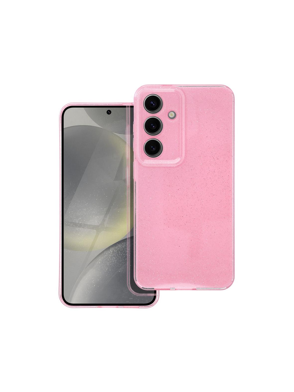 Futerał CLEAR CASE 2 mm BLINK do SAMSUNG S24 różowy