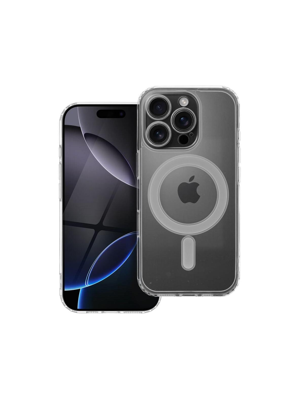 Futerał CLEAR MAG COVER z ochroną aparatu kompatybilny z MagSafe do IPHONE 16 Pro transparentny
