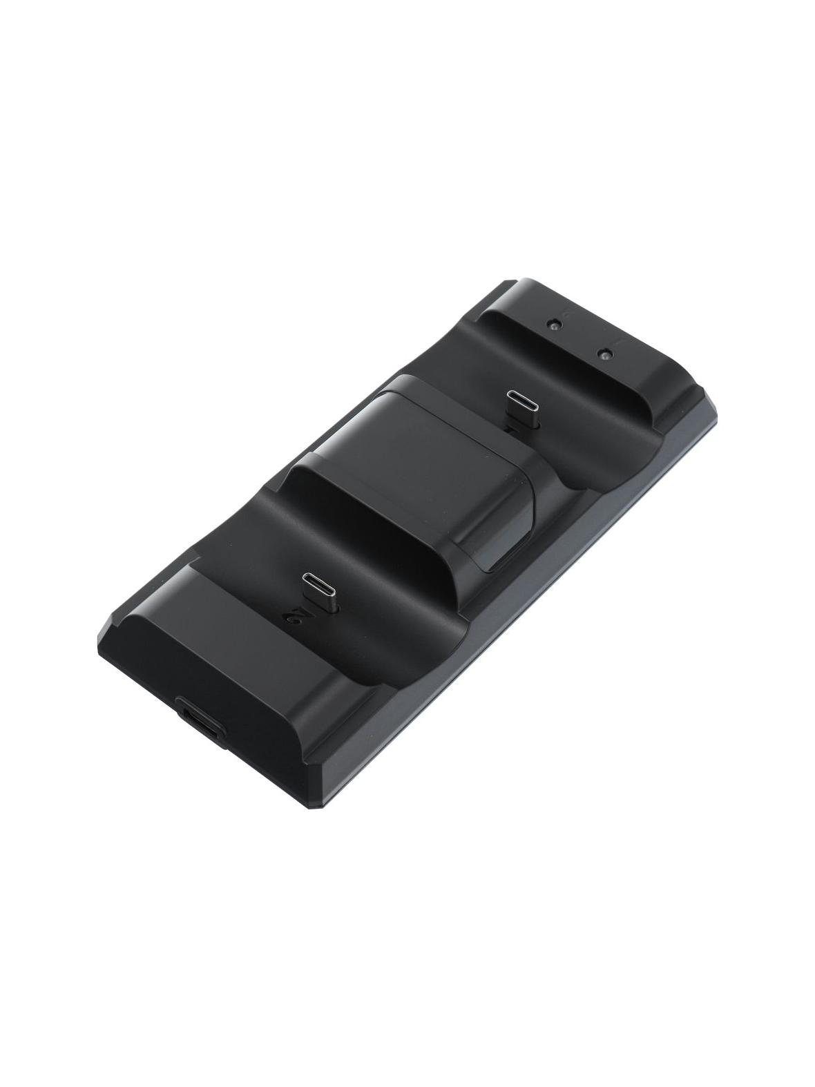 Podwójna stacja ładująca do padów PS5 P201 czarna