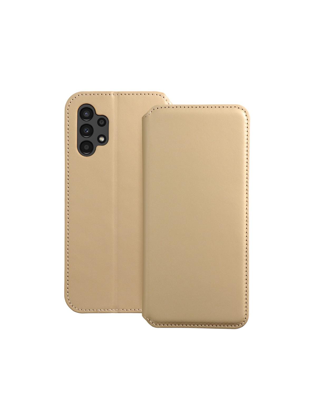 Kabura DUAL POCKET Book do SAMSUNG A13 4G złoty