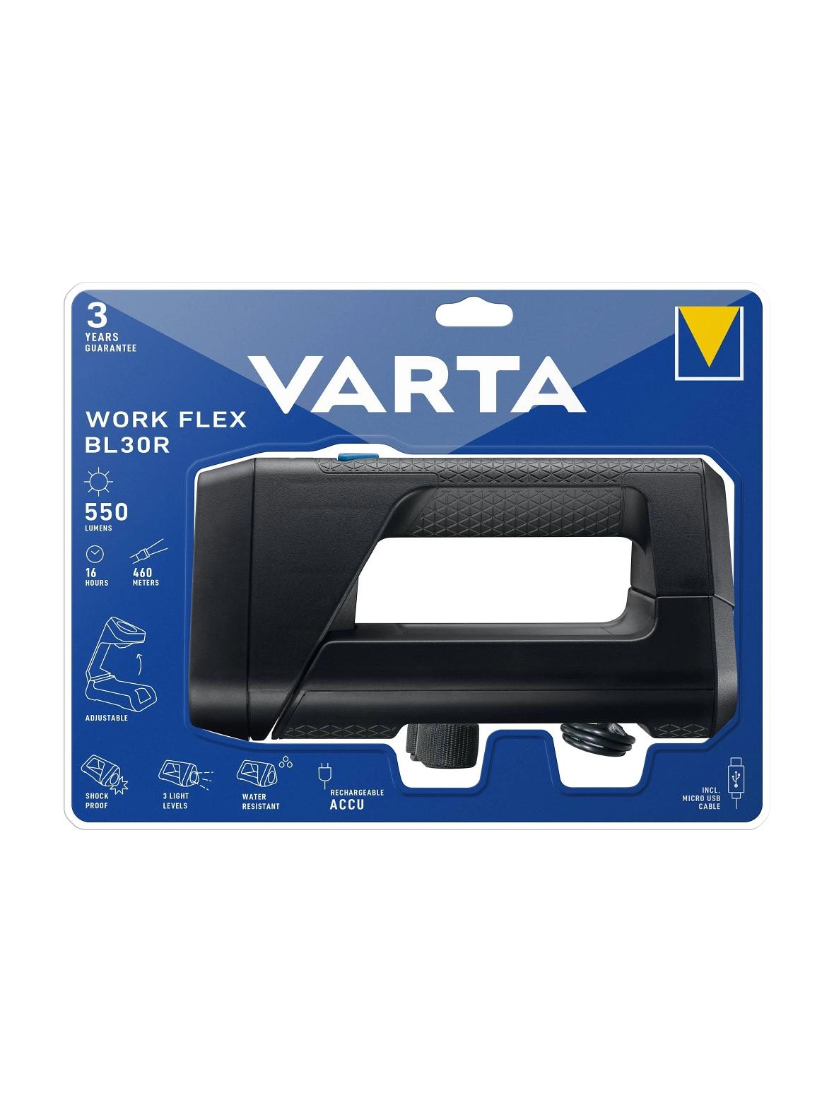 VARTA latarka LED akumulatorowa Work flex BL30R 550lm 18684