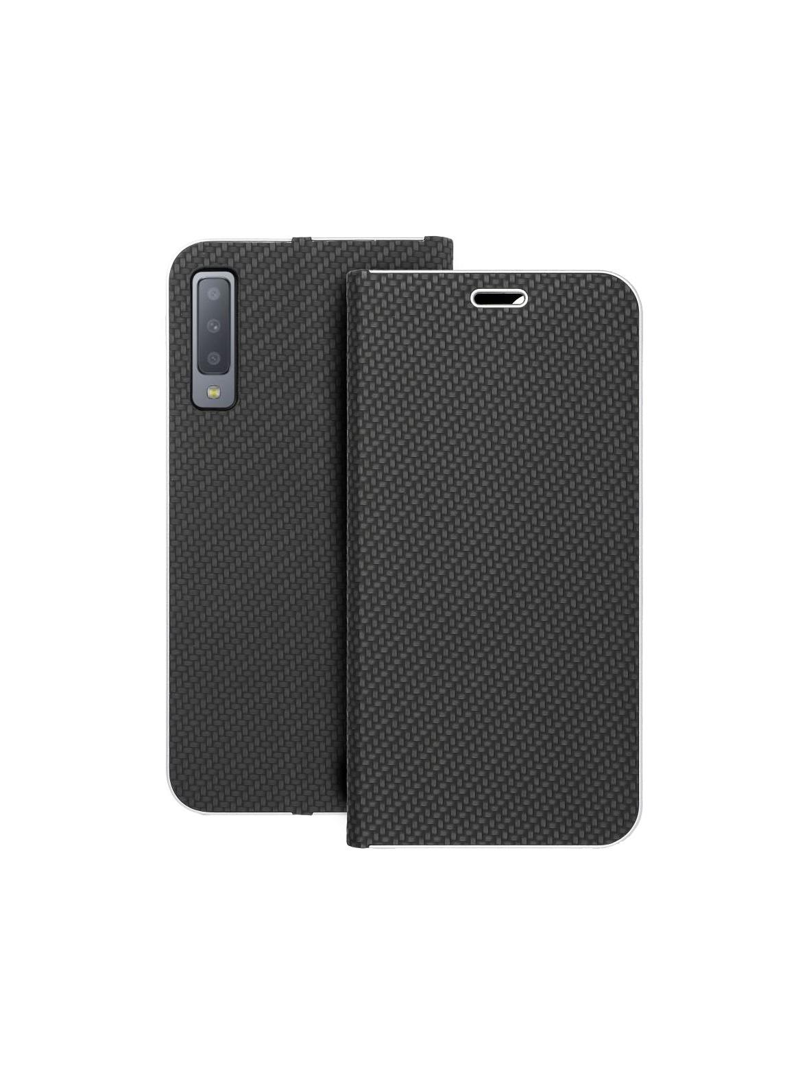 Kabura LUNA Book Carbon do SAMSUNG A7 2018 czarny