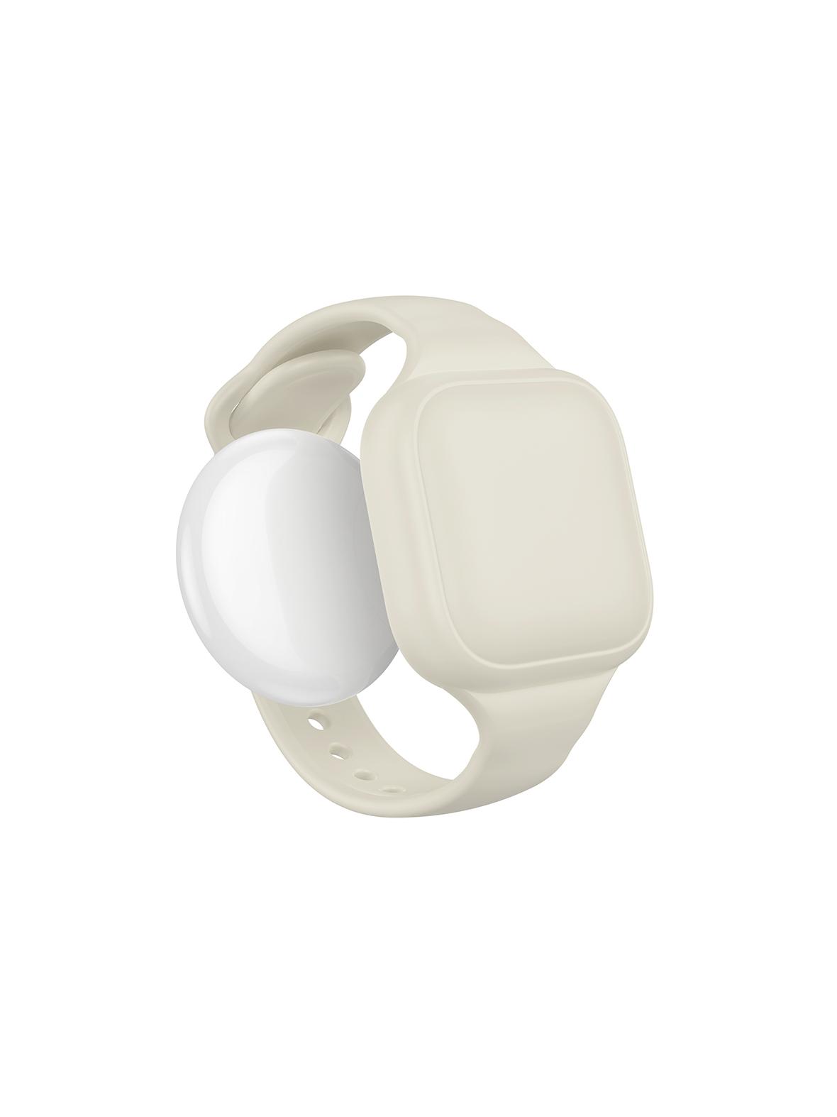 Lokalizator zgodny z Apple Find My Hoco w formie opaski E91E szary