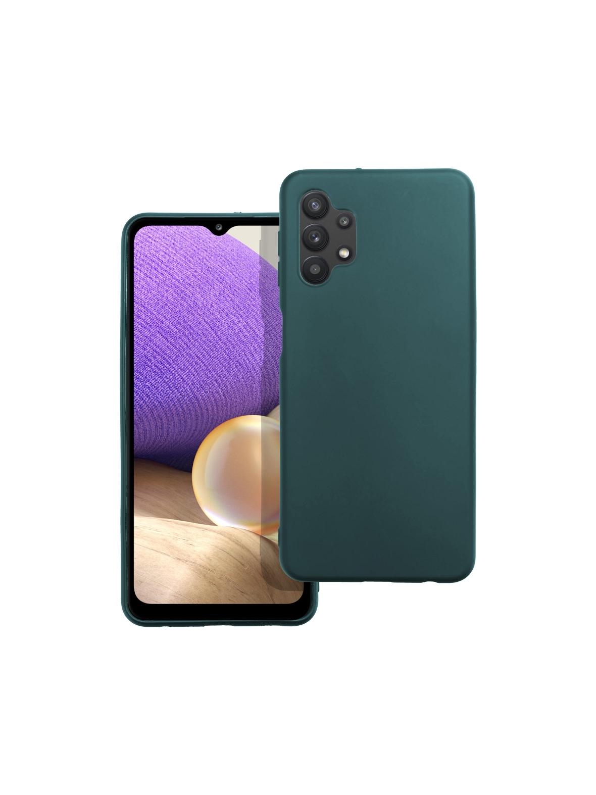 Futerał MATT do SAMSUNG A32 LTE ( 4G ) ciemnozielony