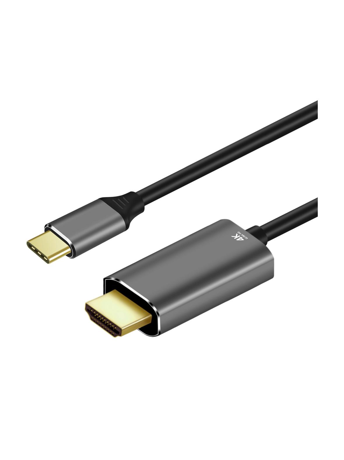ART kabel Typ C (męski) do HDMI 2.0 (męski) 4K 60Hz C4-2 1,8 m czarny