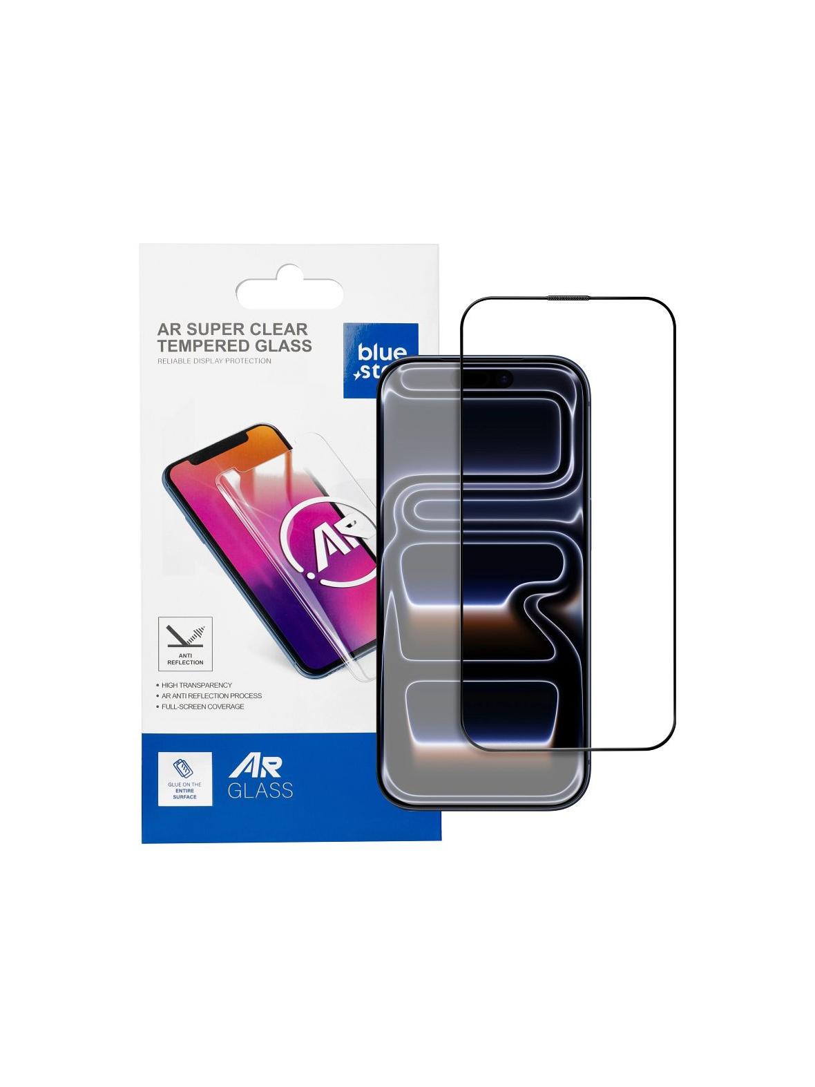Szkło hartowane do iPhone 17 Blue Star 5D AR czarne