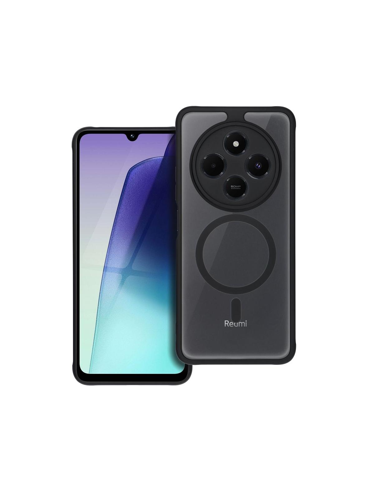 Futerał FULL MATTE MAG COVER kompatybilny z MagSafe do XIAOMI REDMI 14c czarny