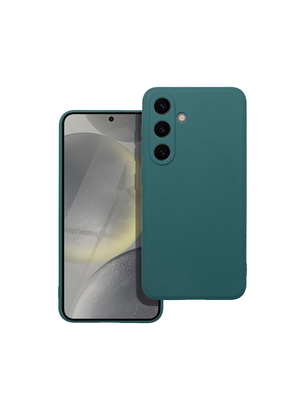 Futerał MATT do SAMSUNG S24 ciemnozielony