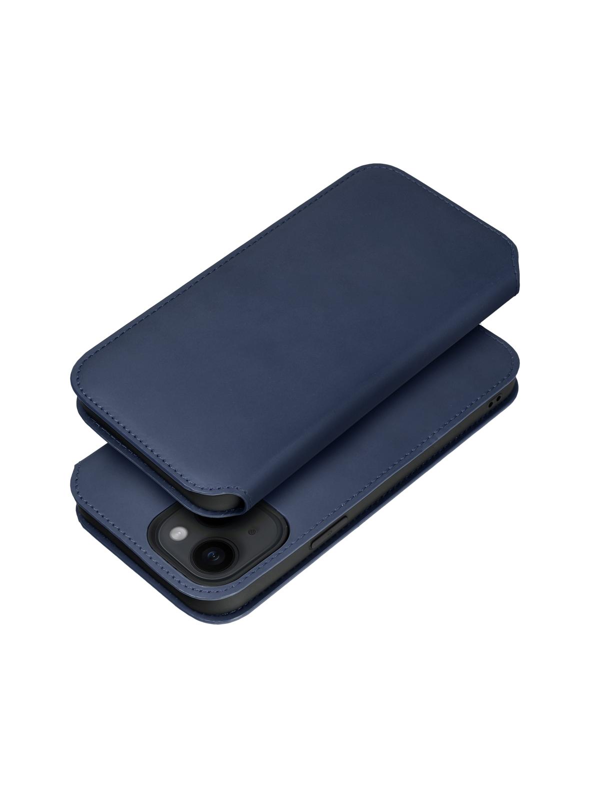 Kabura DUAL POCKET Book do XIAOMI Redmi Note 14 5G granatowy