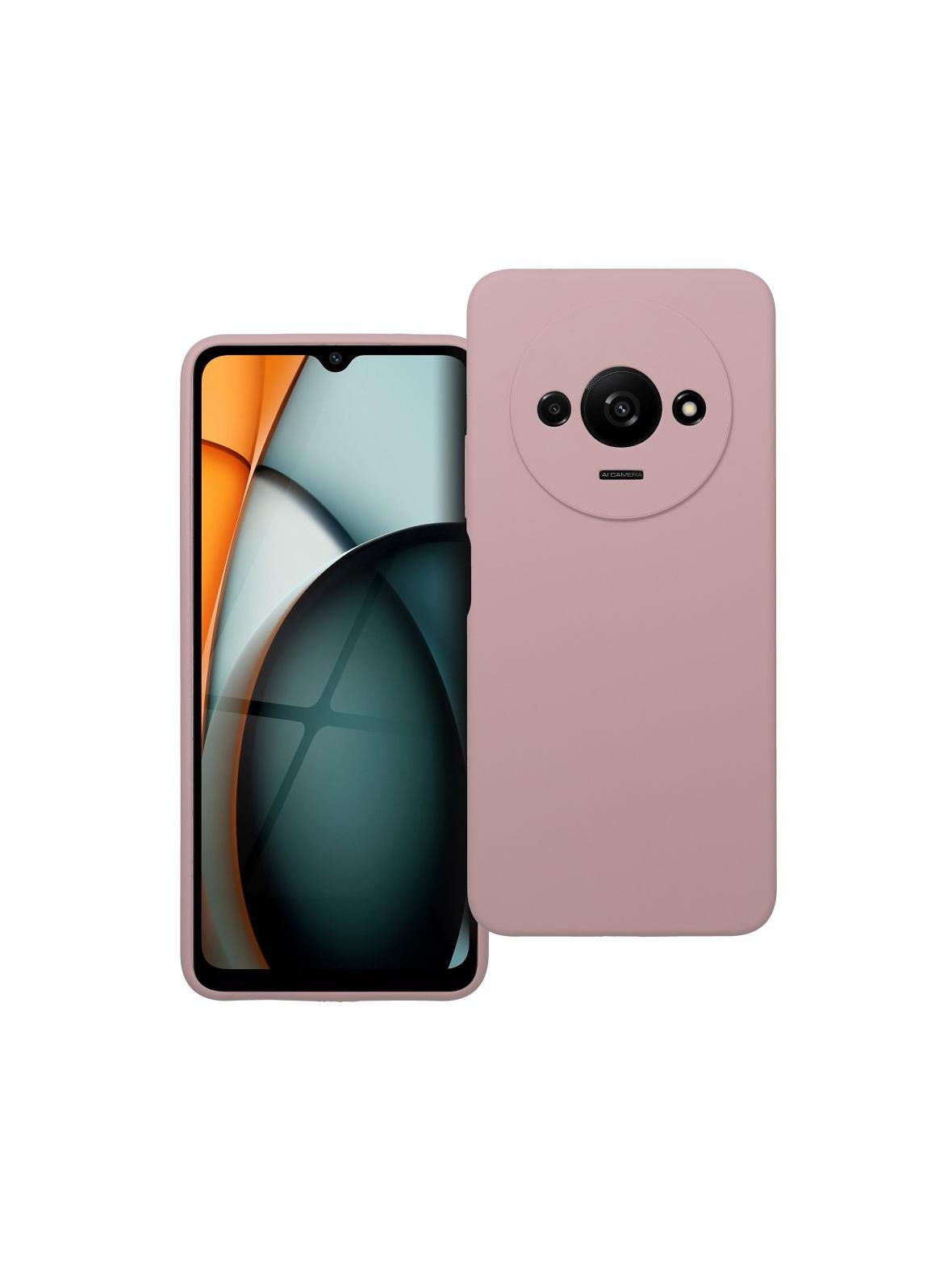 Futerał SILICONE 2mm do XIAOMI REDMI A3 4G pudrowy róż