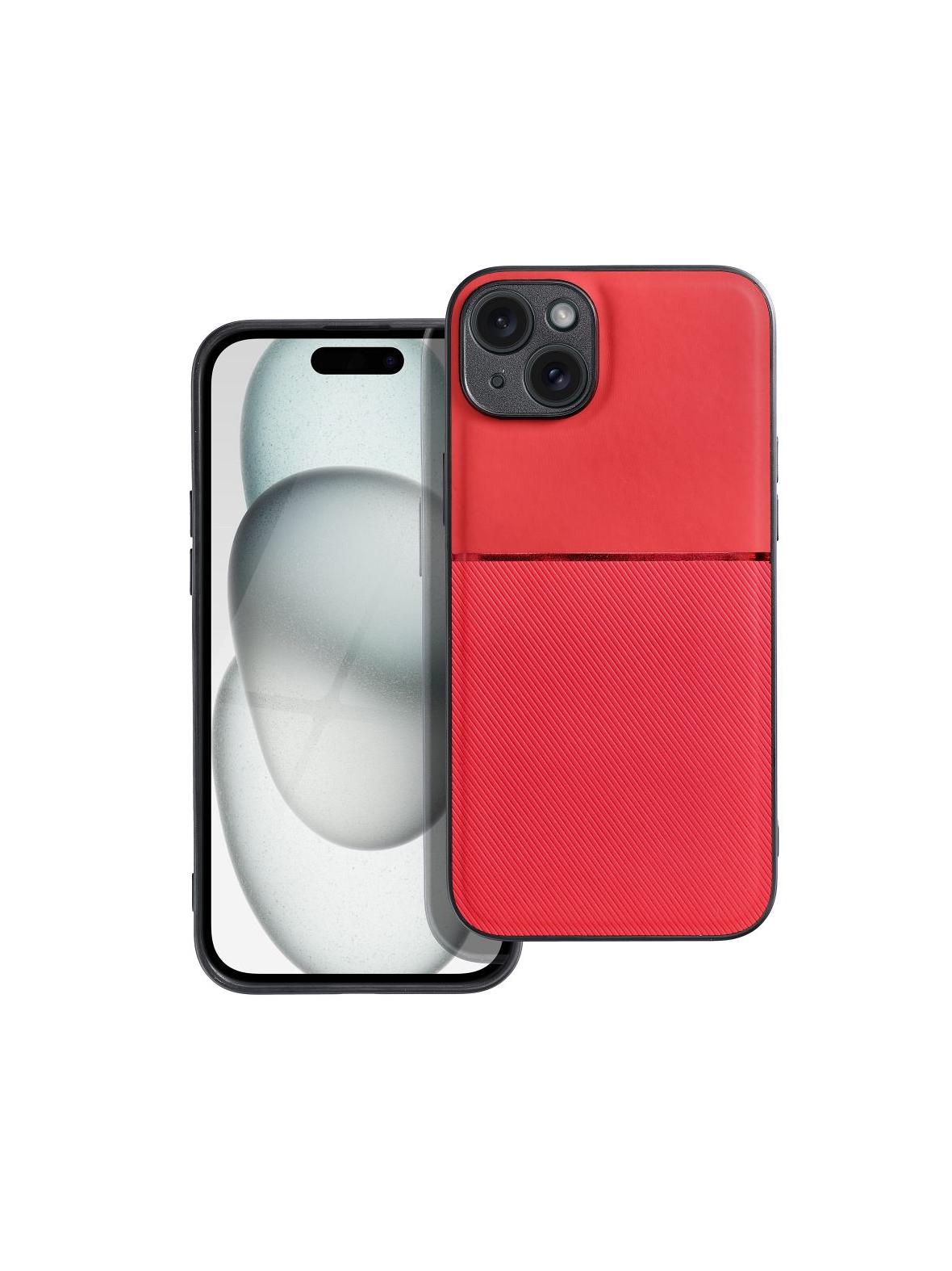 Futerał NOBLE do IPHONE 15 Plus czerwony