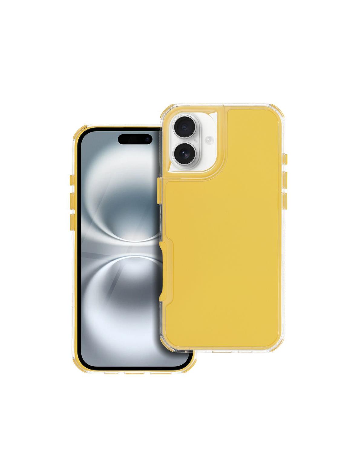 Futerał MATRIX do IPHONE 16 PLUS żółty