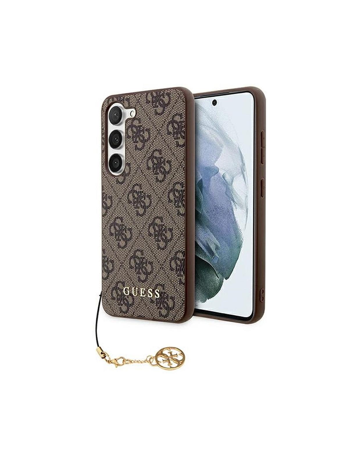 GUESS futerał do SAMSUNG A55 GUHCSA55GF4GBR (PU 4G with Charm) brązowy