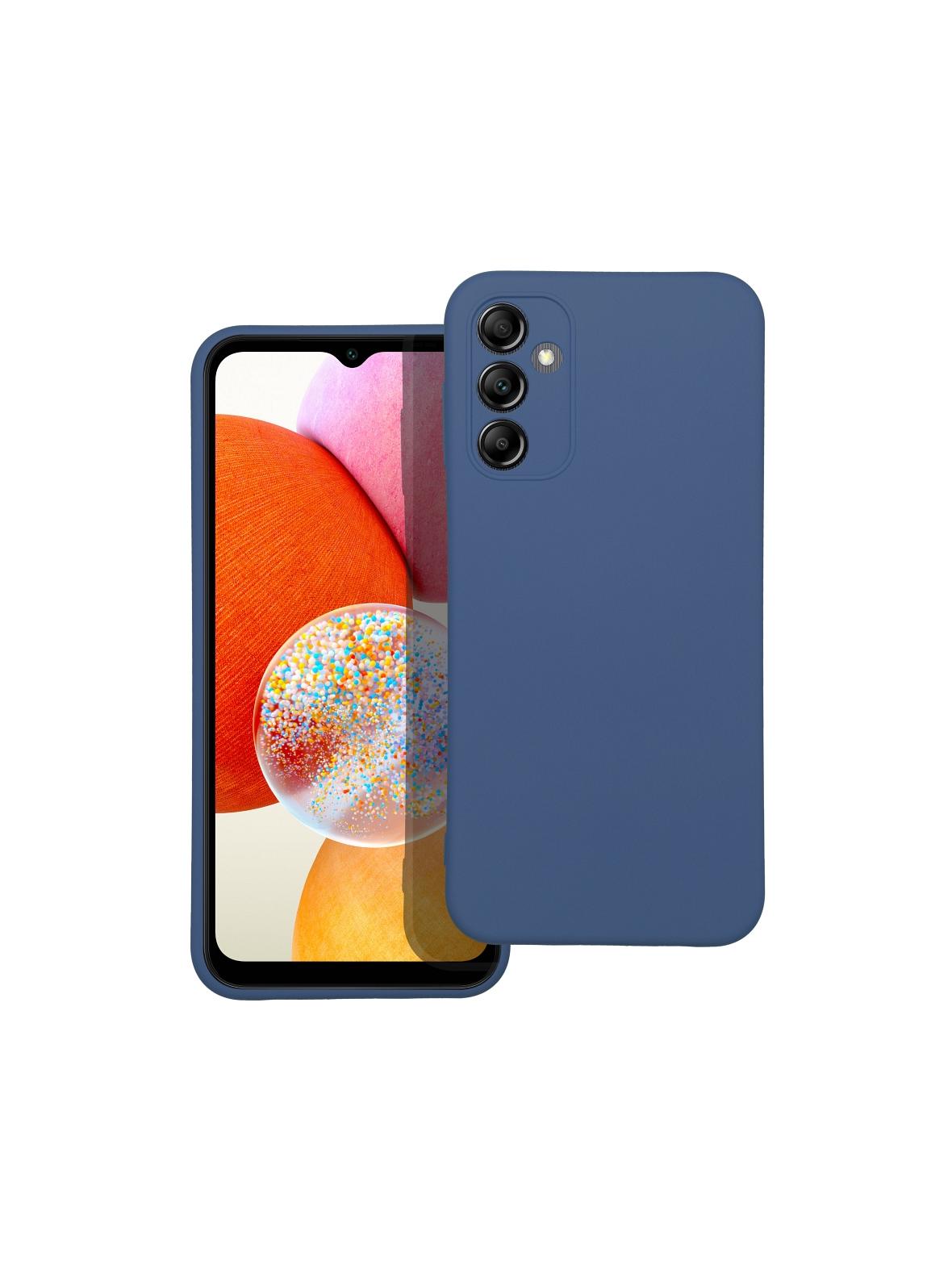 Futerał SILICONE do SAMSUNG A14 5G / A14 4G niebieski