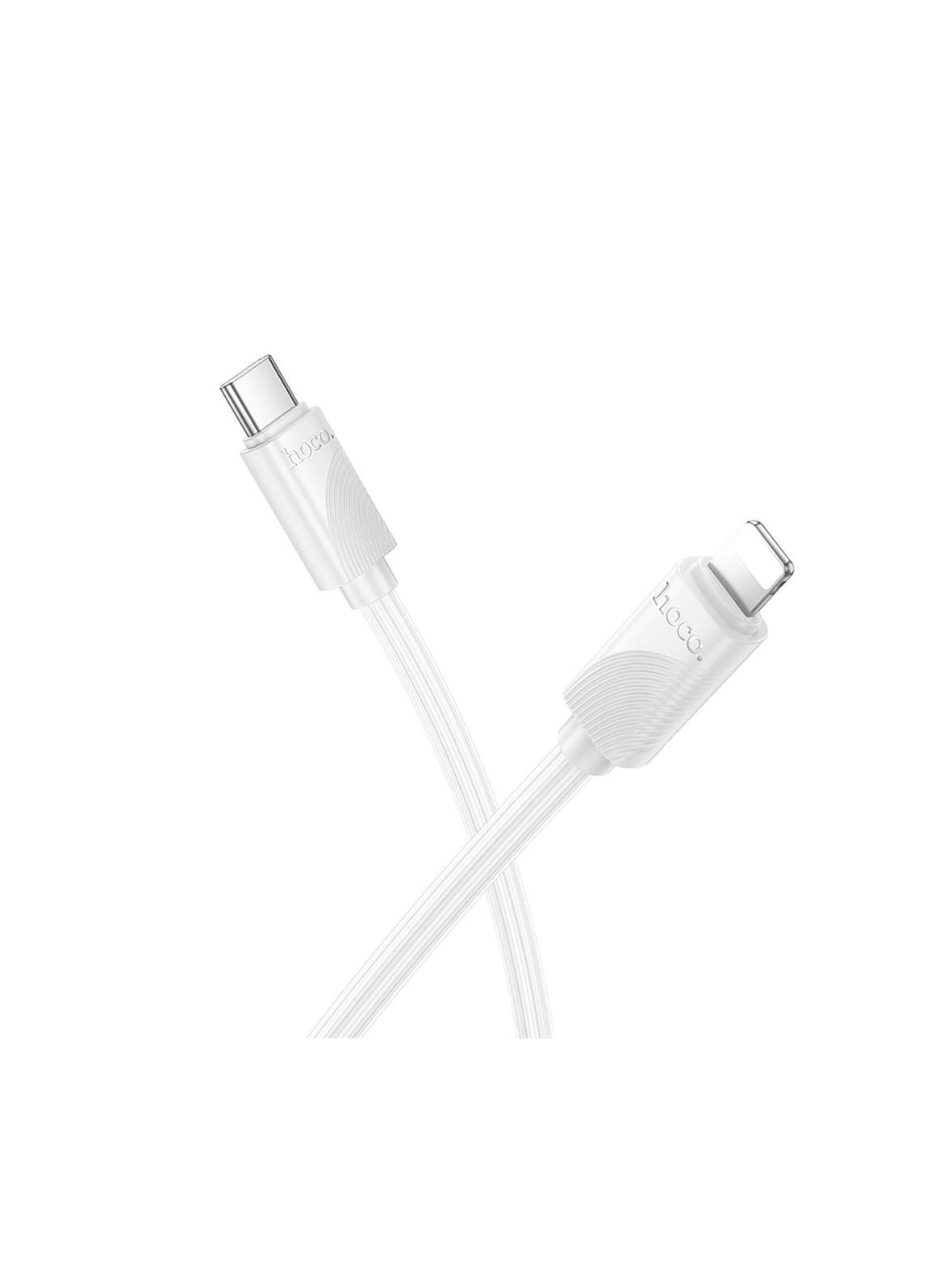 Kabel USB C do Lightning Hoco PD 27W 1 m X114 biały