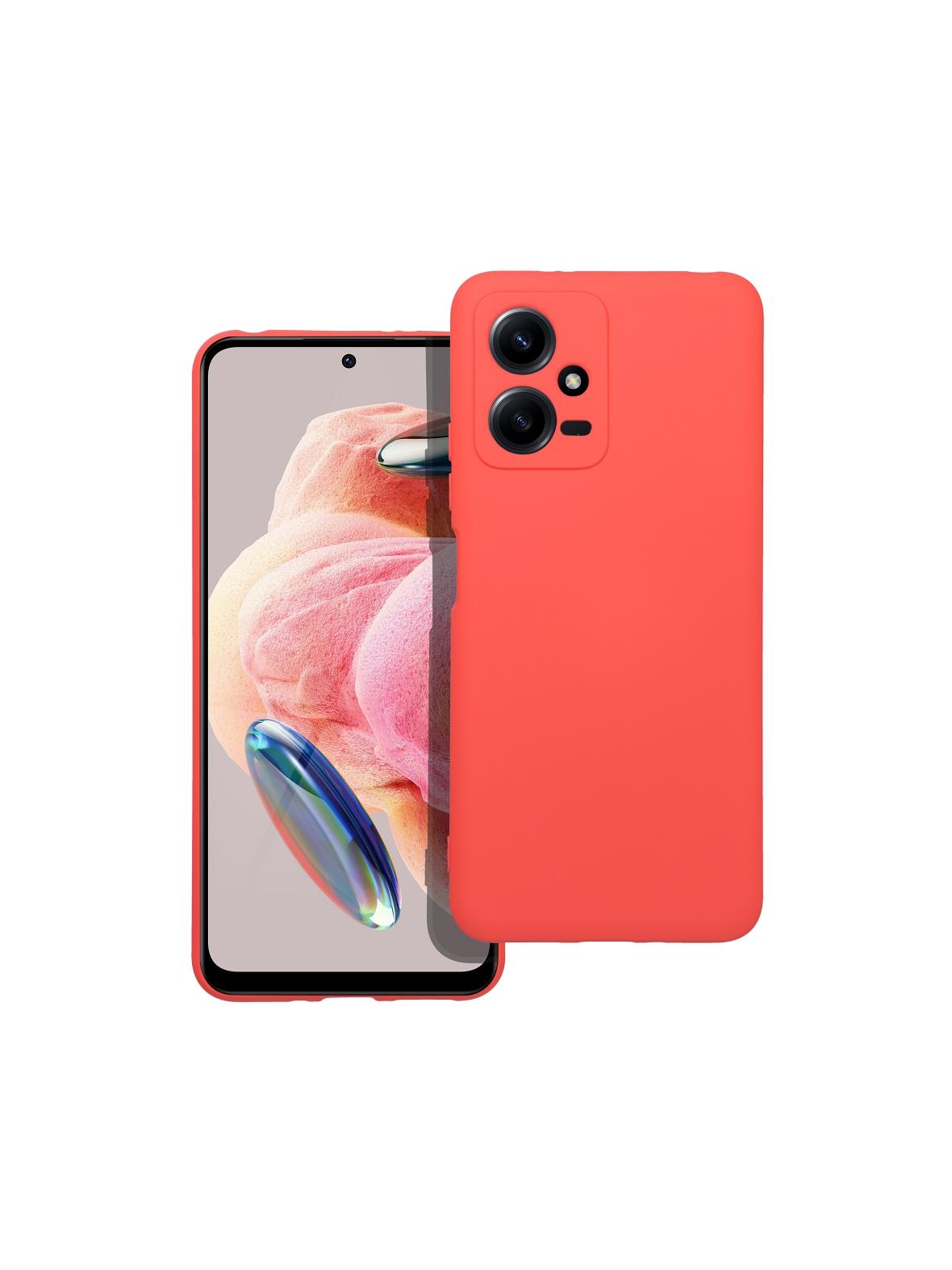 Futerał SILICONE do XIAOMI Redmi Note 12 5G brzoskwiniowy