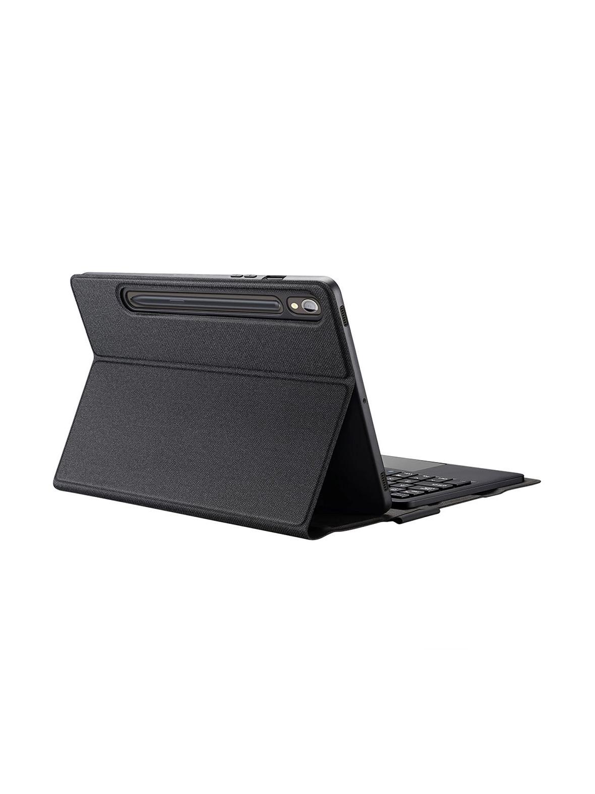 DUX DUCIS etui TK składane z klawiaturą bezprzewodową do SAMSUNG Tab S9/S9 FE/S10 FE czarne