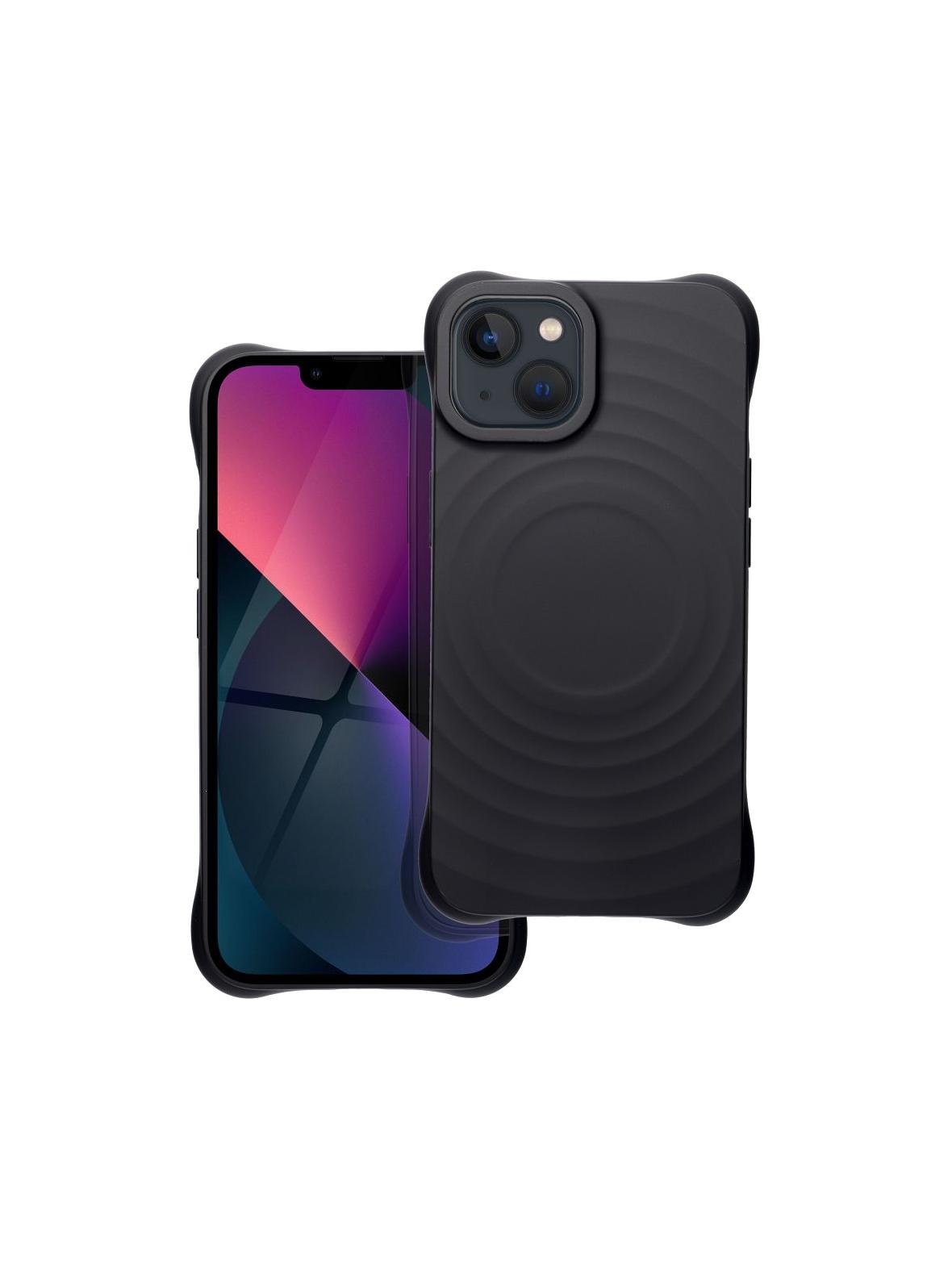 Silicone Zephyr Mag Cover kompatybilny z MagSafe do IPHONE 13 czarny