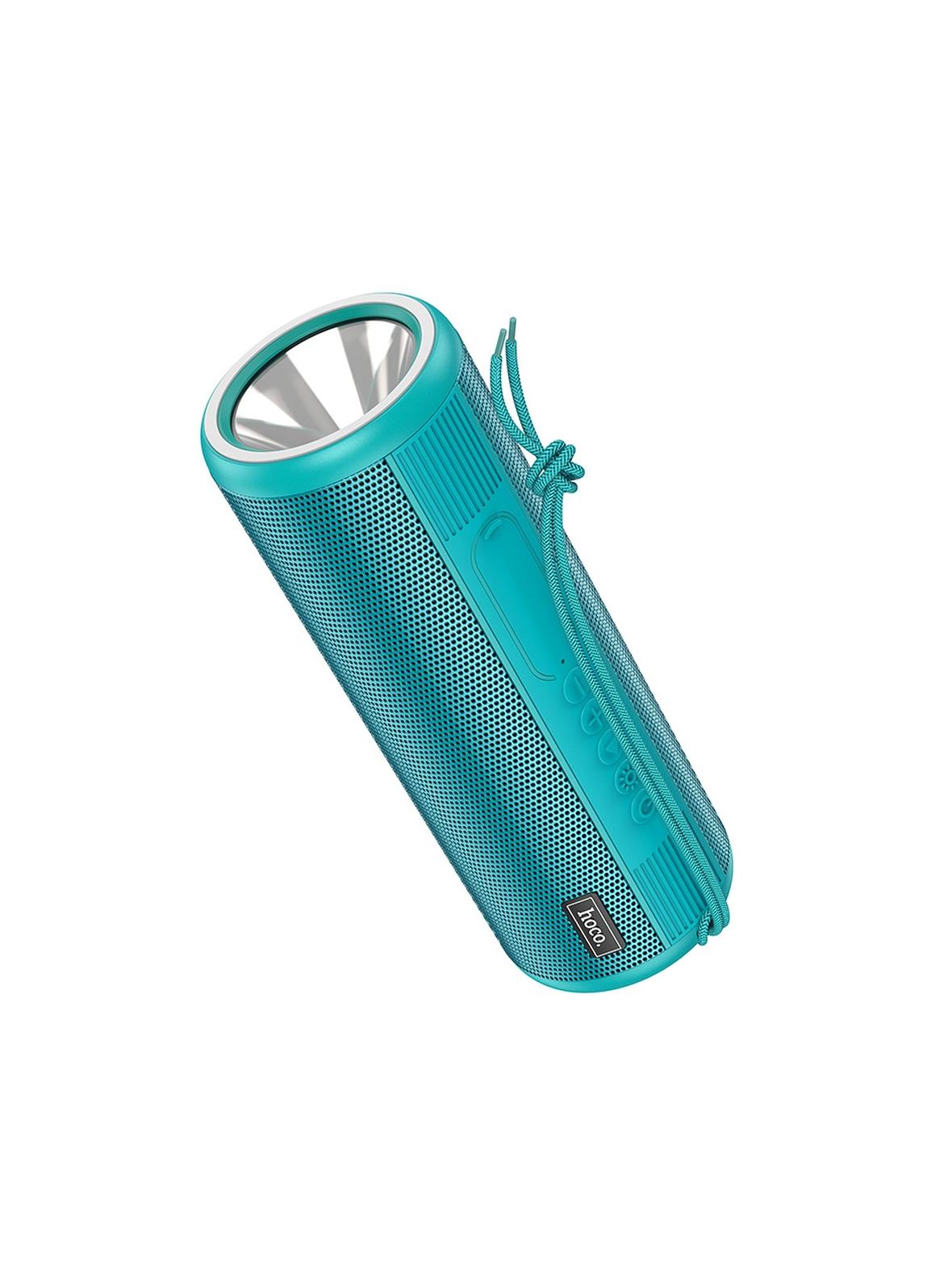 Głośnik bluetooth z latarką 2 x 15W 2h Hoco HC11 peacock niebieski