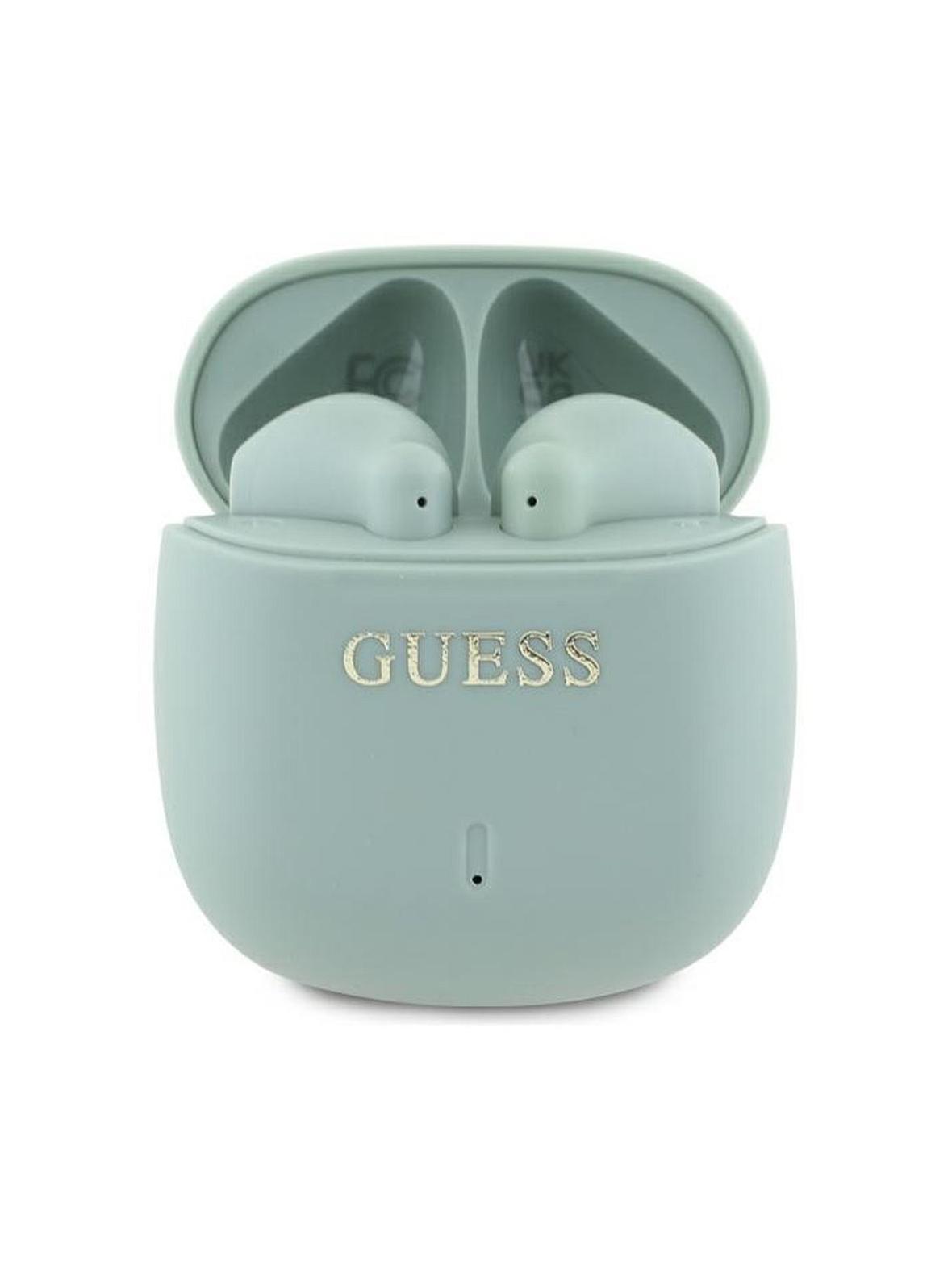GUESS słuchawki bezprzewodowe bluetooth TWS GUTWSJ14ESGN (Printed Classic Logo) zielone
