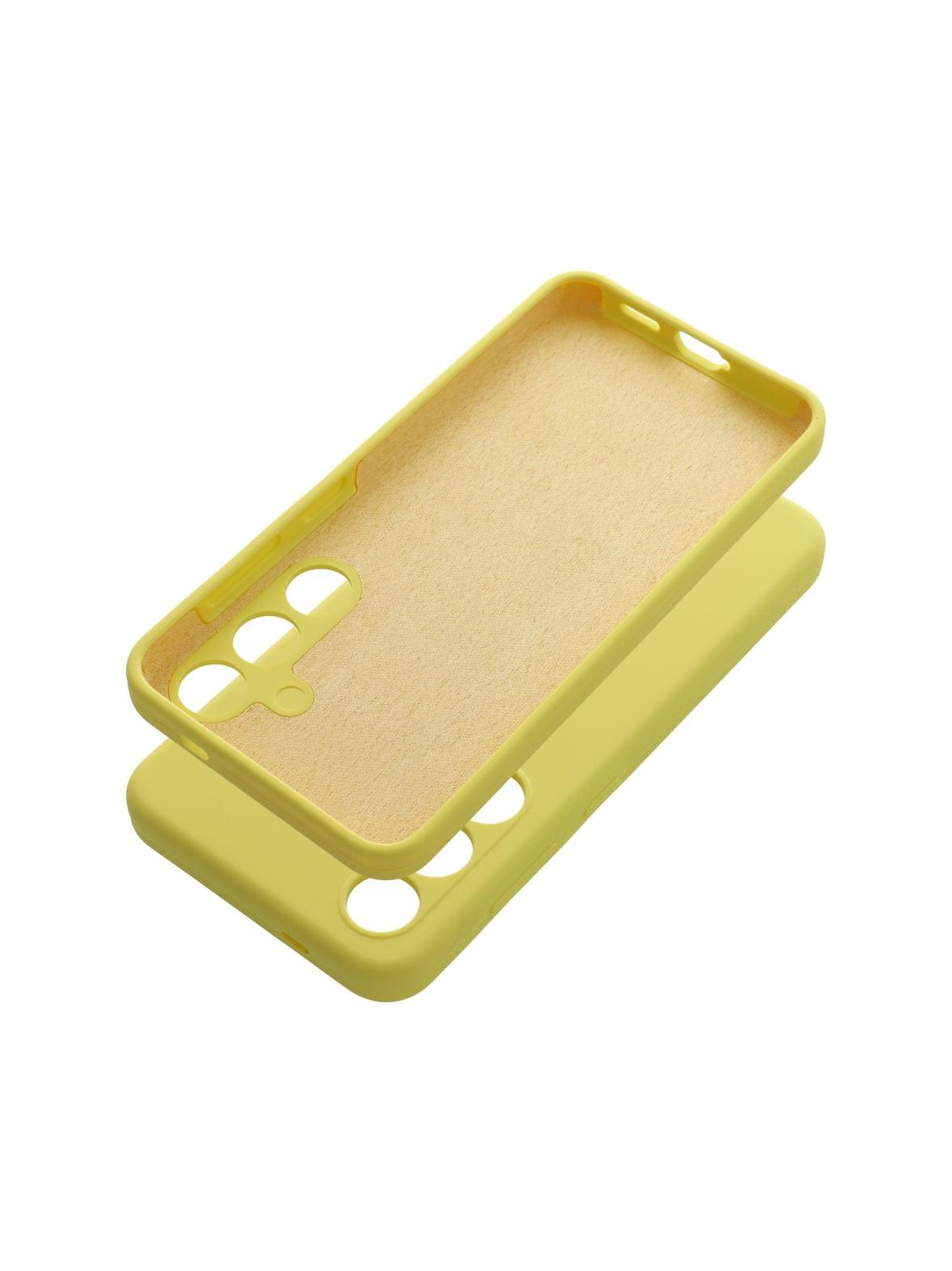 Futerał SILICONE 2mm do SAMSUNG A26 5G żółty