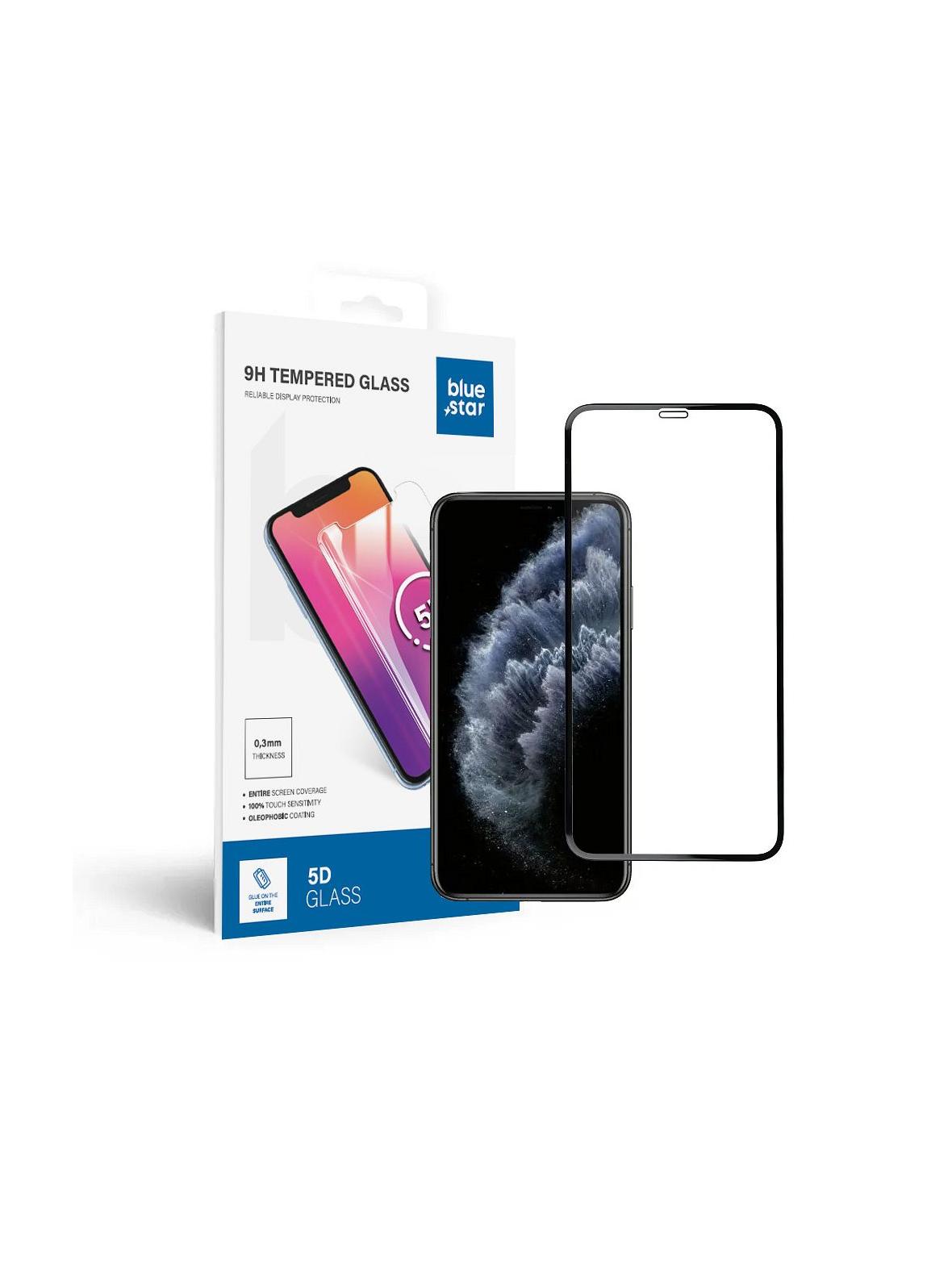 Szkło hartowane do iPhone XS MAX / 11 PRO MAX (full glue) Blue Star 5D czarne