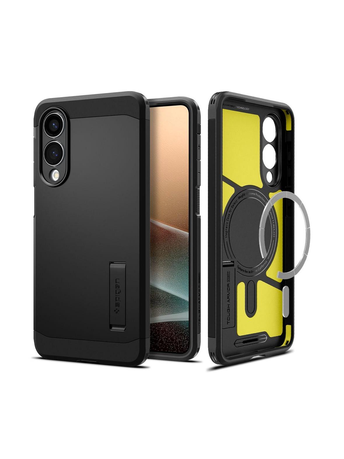 SPIGEN futerał TOUGH ARMOR kompatybilny z MagSafe do SAMSUNG S25 Edge black