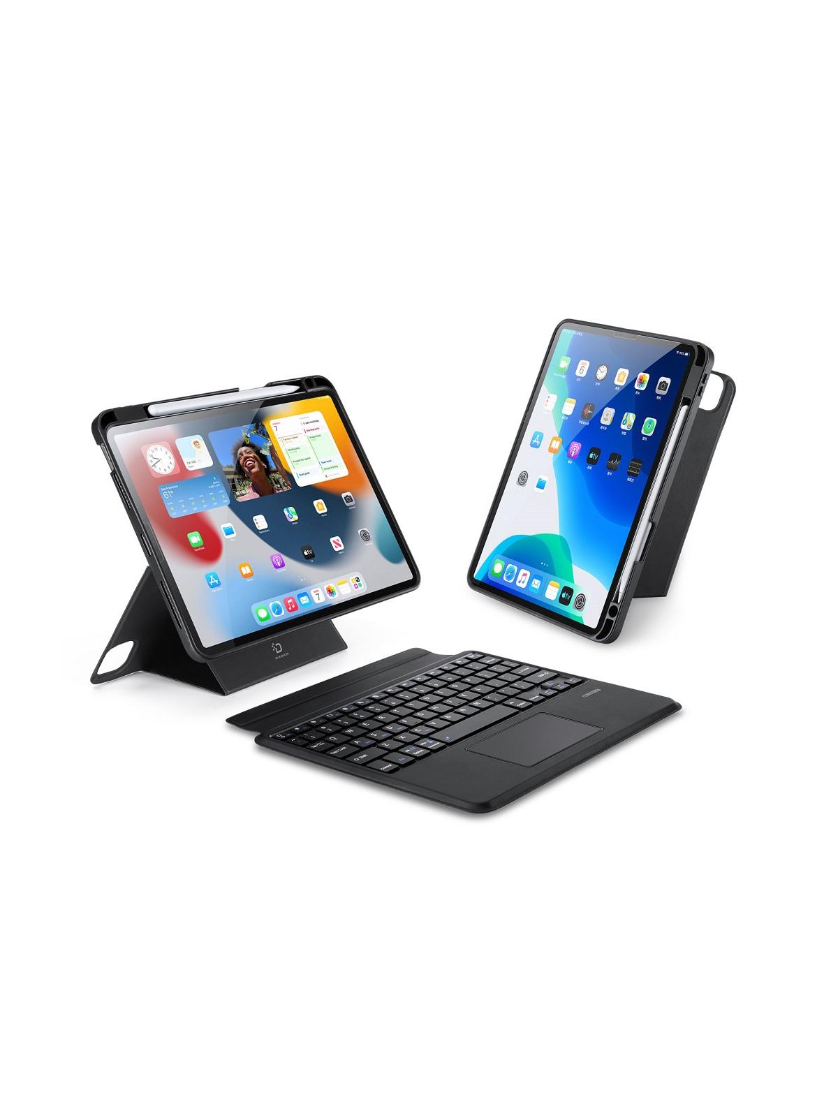 DUX DUCIS etui DK składane z klawiaturą bezprzewodową do iPad 4/5/6/iPad Pro 11 (2018/2020/2021/2022) czarne